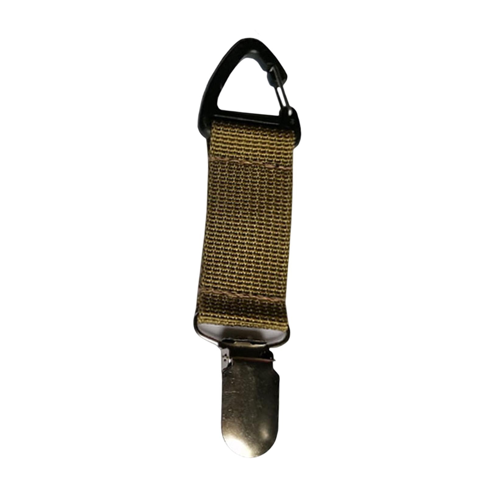 3xHat Clip for Travel Bag Hands Free Duckbill Hat Clip for Totes Luggage Purse Khaki