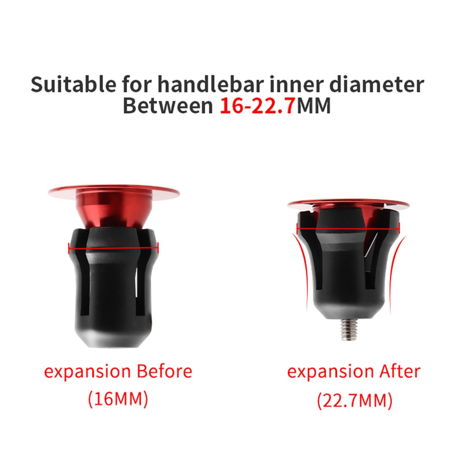 3x2x Bike Handle Bar Plugs Cap Bikes Bar End Plugs for BMX Cycling Most Bicycle Black No Mark