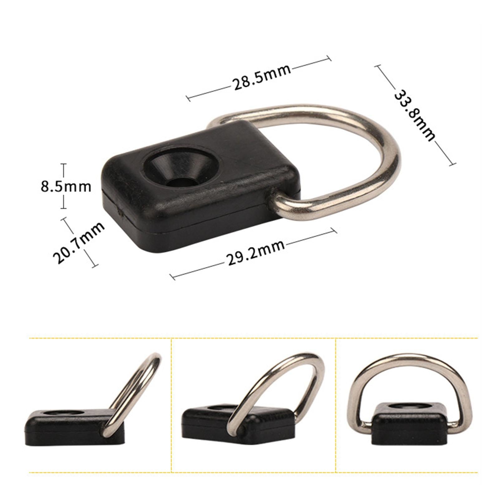 2xKayak D Ring High Quality Canoe D Ring with Screw for Kayaking Boating Parts