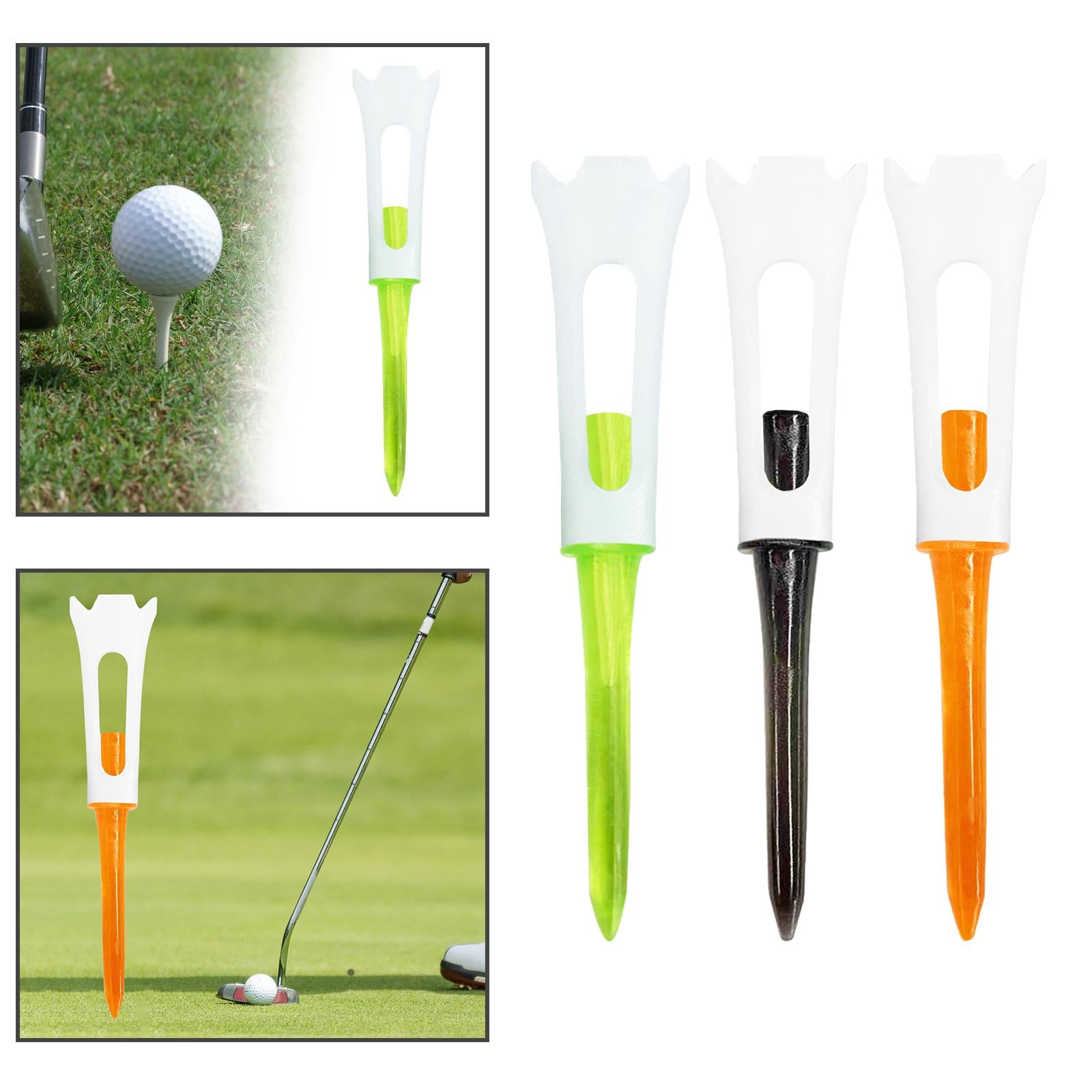 2xGolf Tee Ball Stand Golf Training Sturdy Stable Stronger Stand Golf Ball Tee Green