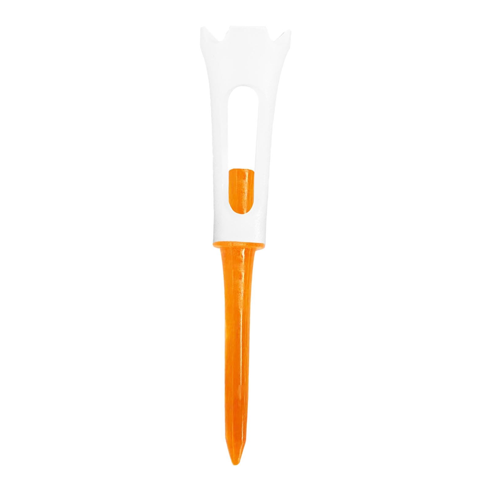 4xGolf Tee Ball Stand Golf Training Sturdy Stable Stronger Stand Golf Ball Tee Orange