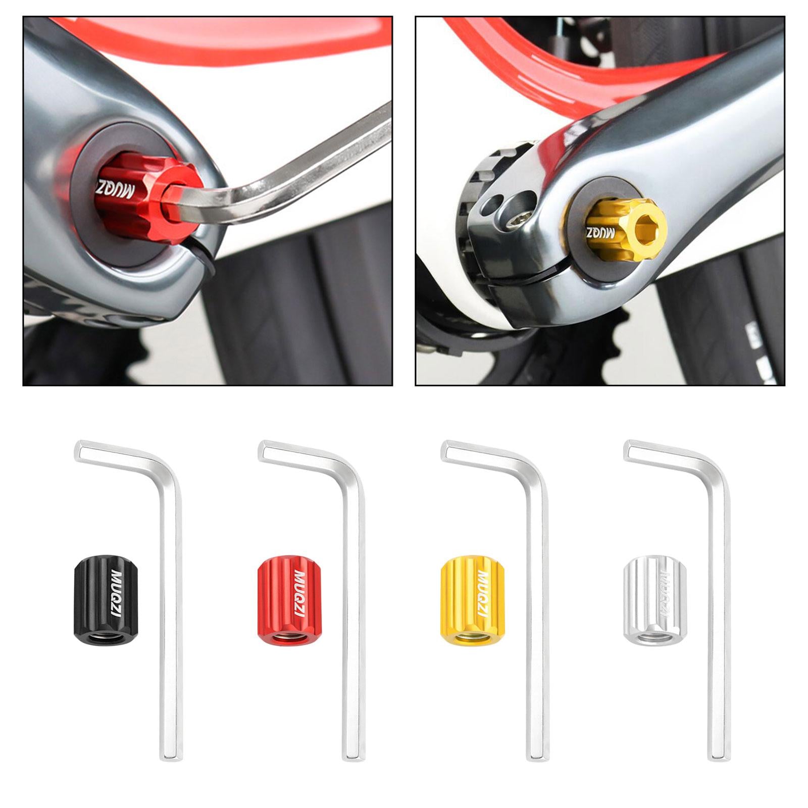 6xMountain Bike Crank Arm Removal Tool Bicycle Crank Install Durable Road Bike Black