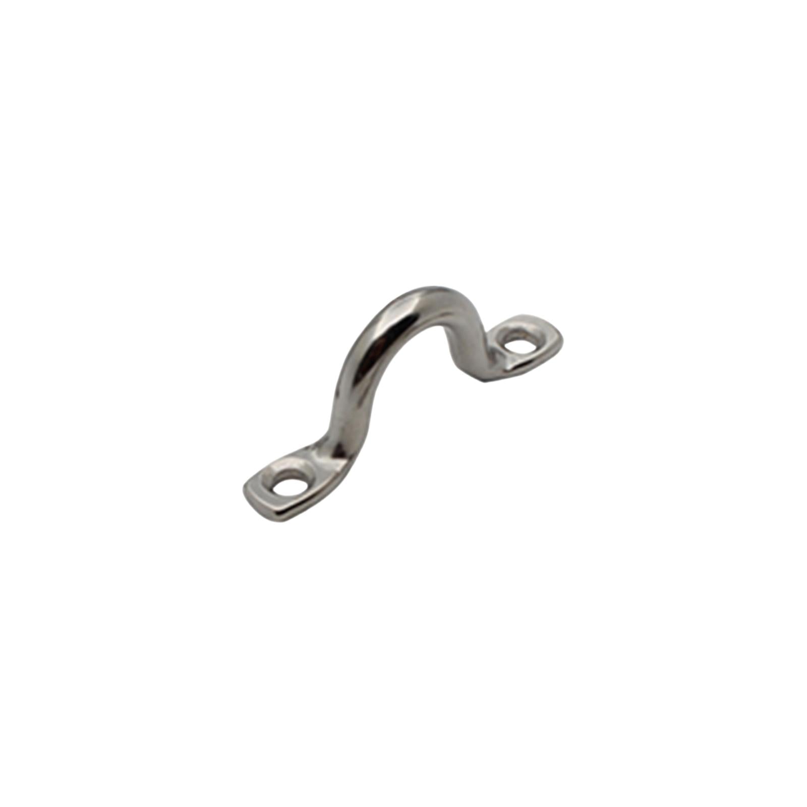 3xBoat Top Pad Eye Stainless Steel Bungee Deck Loops Tie Down for Boats Kayaks 6MM