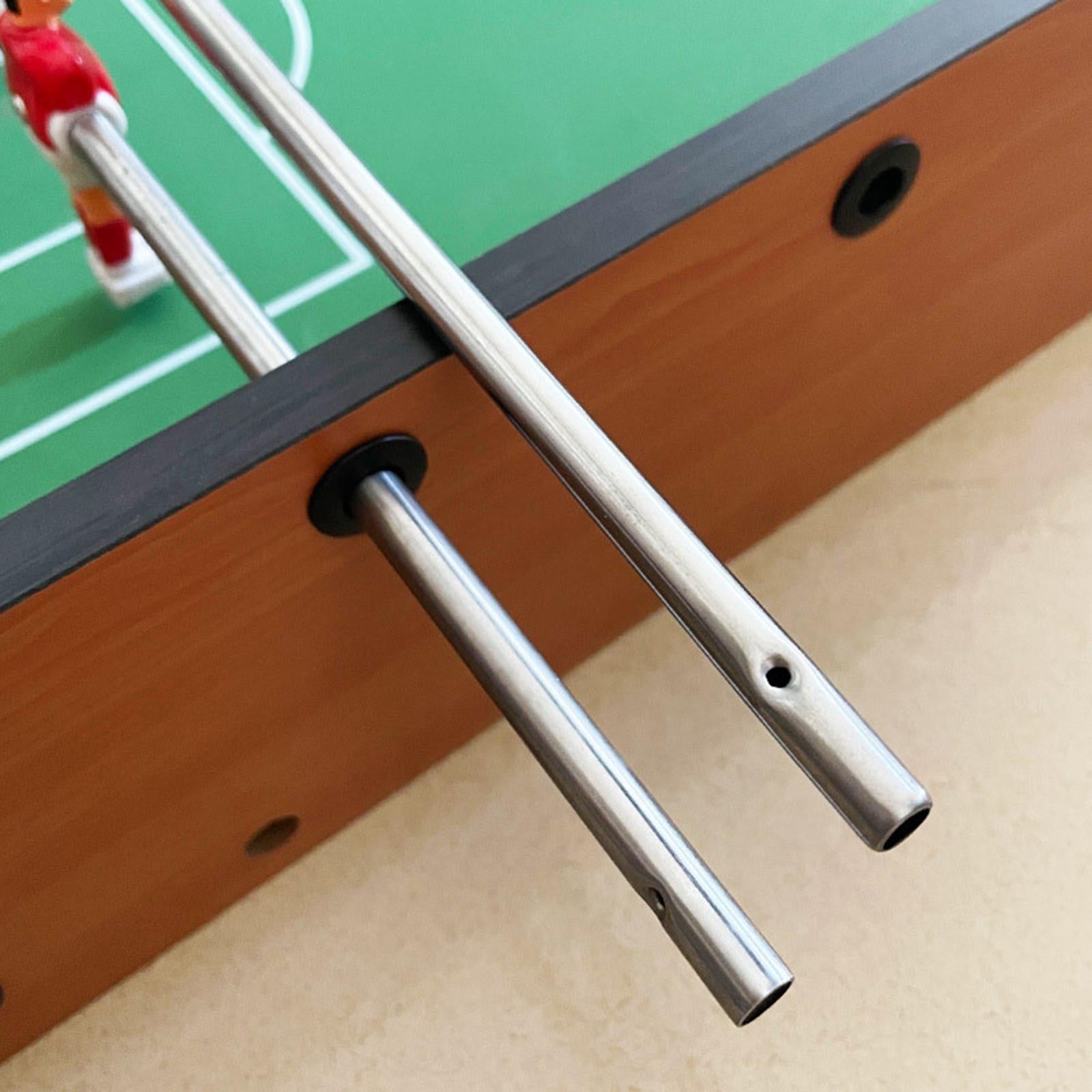 2xSteel Rods Family Adult Kids Arcades Table Soccer Machine Foosball Table Rod 41.5cm Dia 6mm