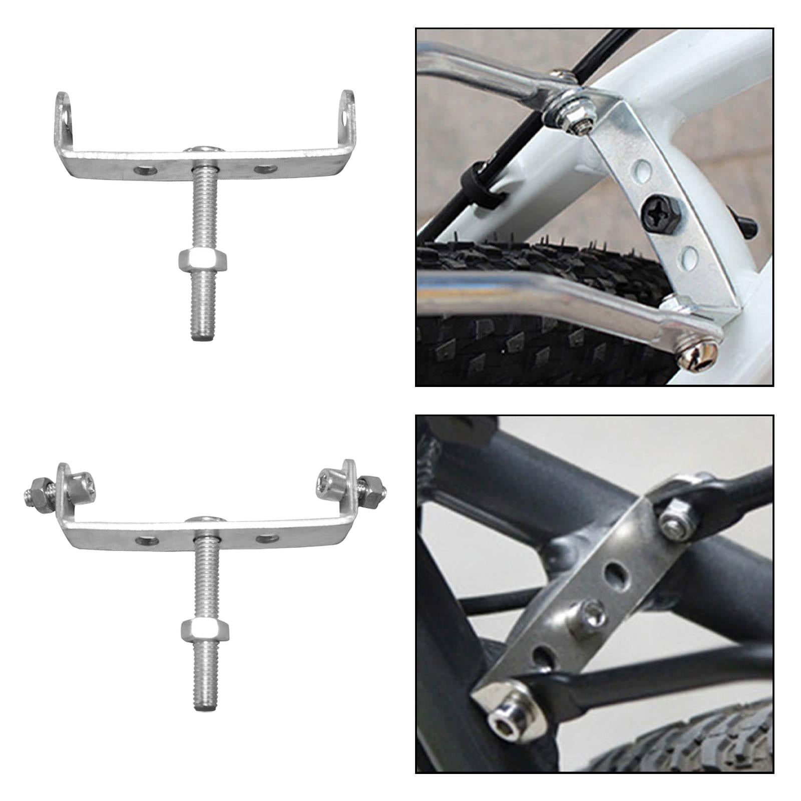 2xBike Rear Rack Mount Adapter Portable Outside for Camping Trip Mountain Bike A