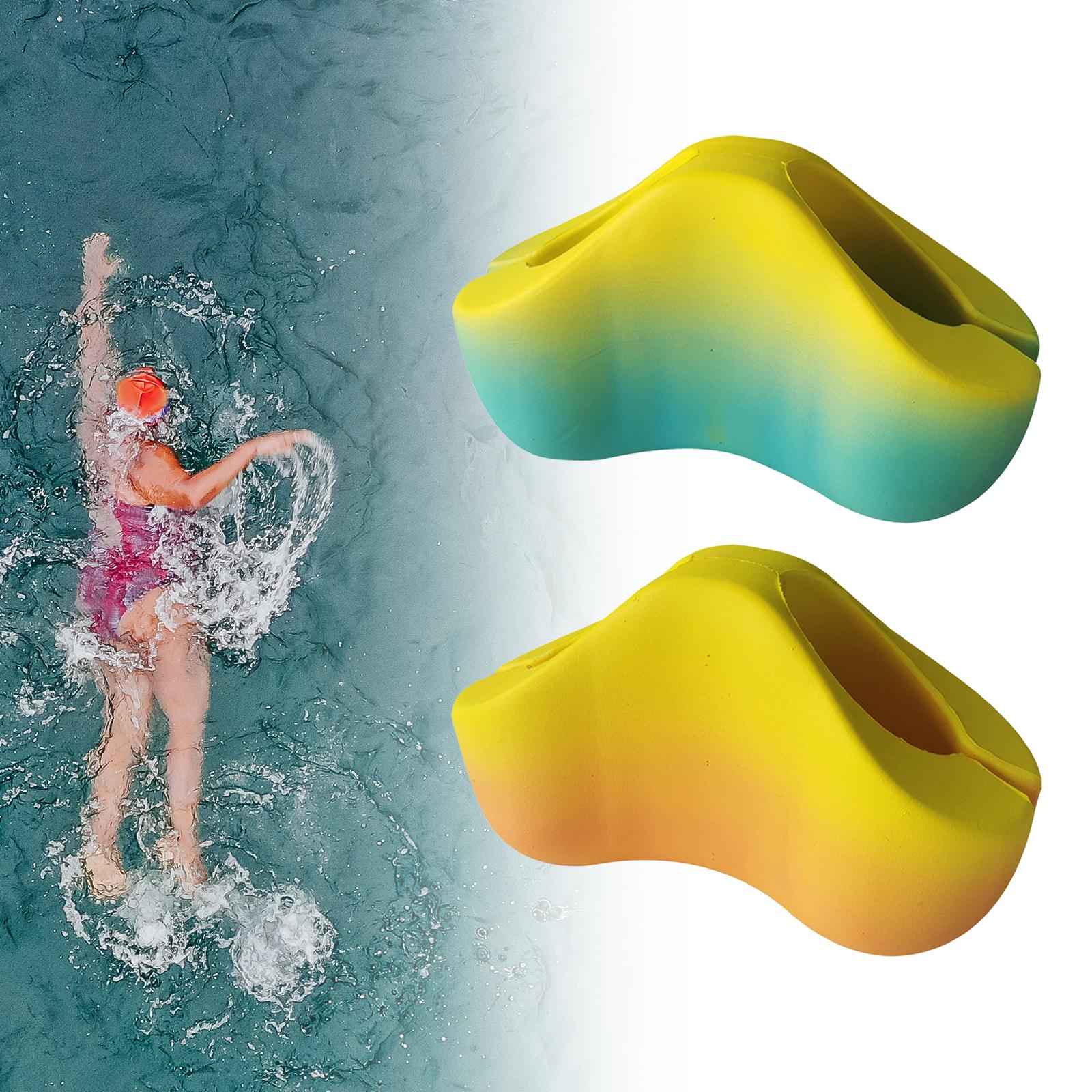 Swimming Training Aid Kickboard Water Exercise Beginners Pull Buoy Leg Float Blue