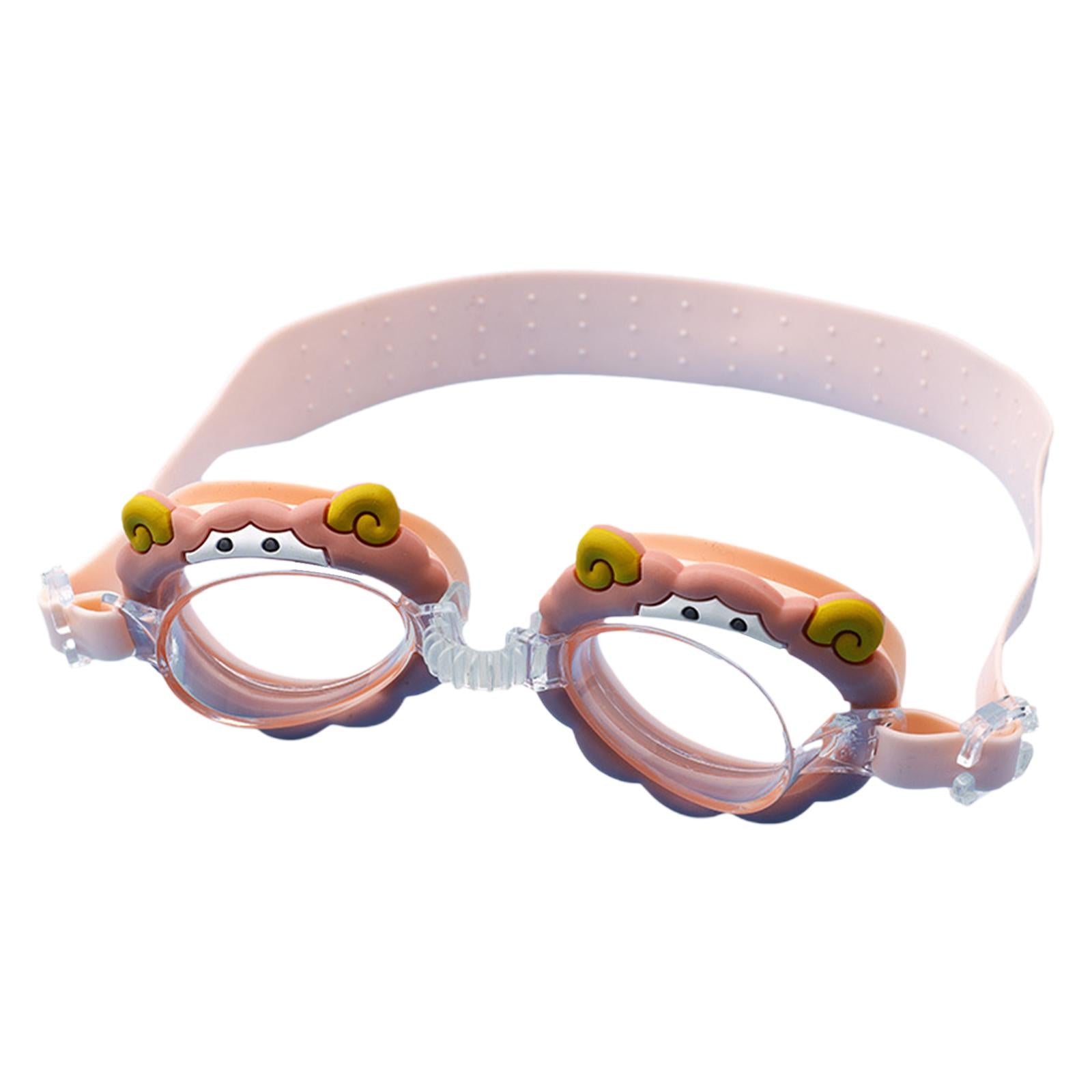 2xSwimming Goggles Teenager Child 2-12 Years Old Fashion Swim Goggles for Kids Lamb