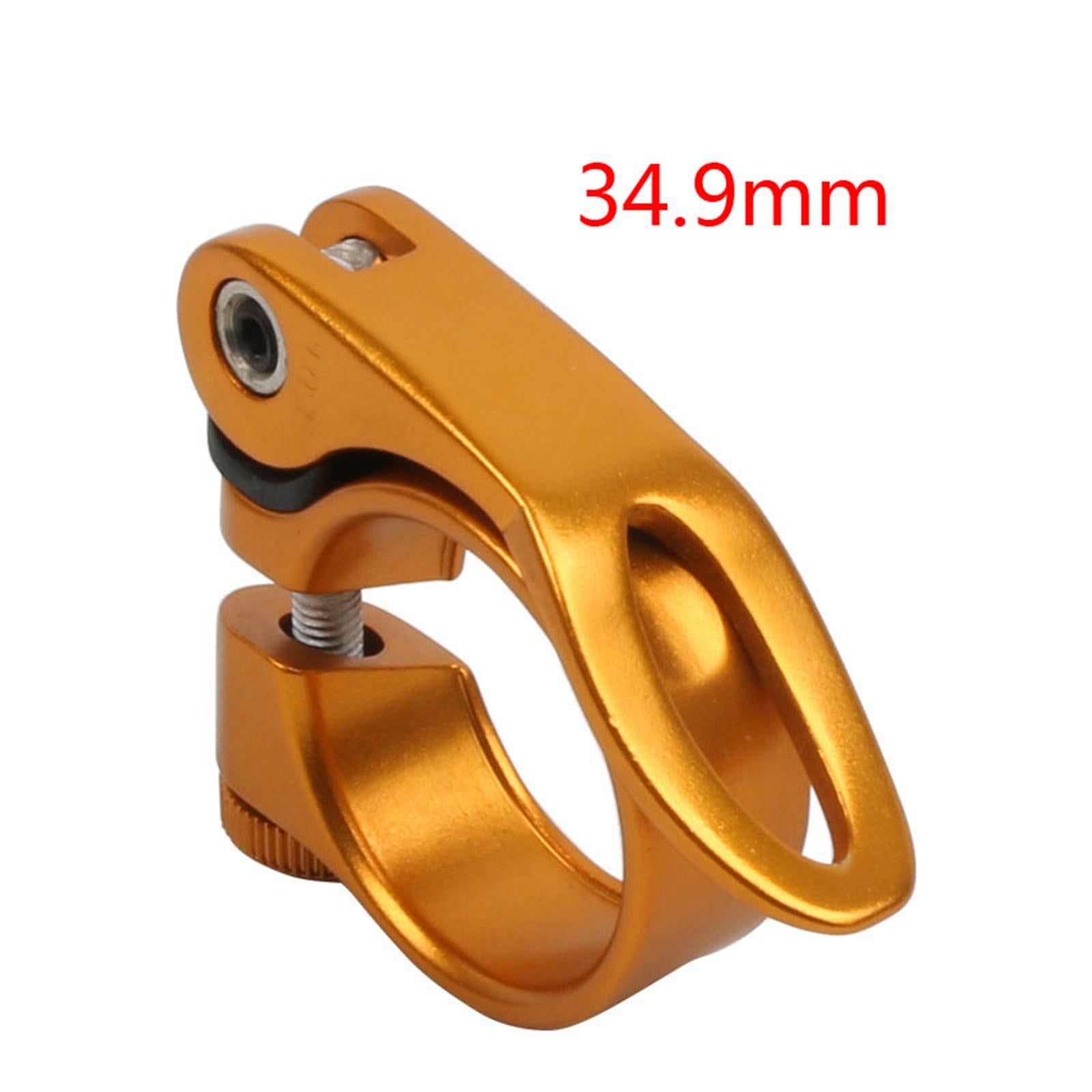 3xBike Seat Post Clamp Bike Seatpost Clamp Durable Seatpost Collar for Cycling Blue 34.9mm