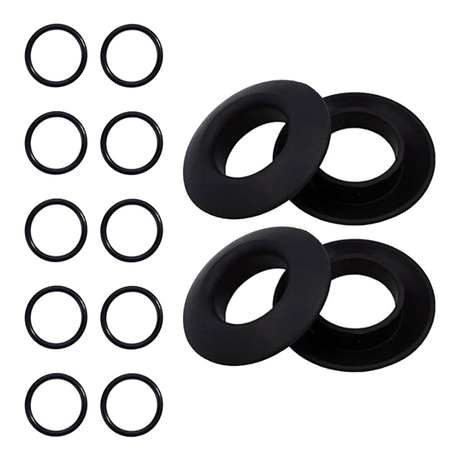 4x4x Kayak Paddle Drip Rings PVC Water Retaining Rings for Canoe Rafting Kayak
