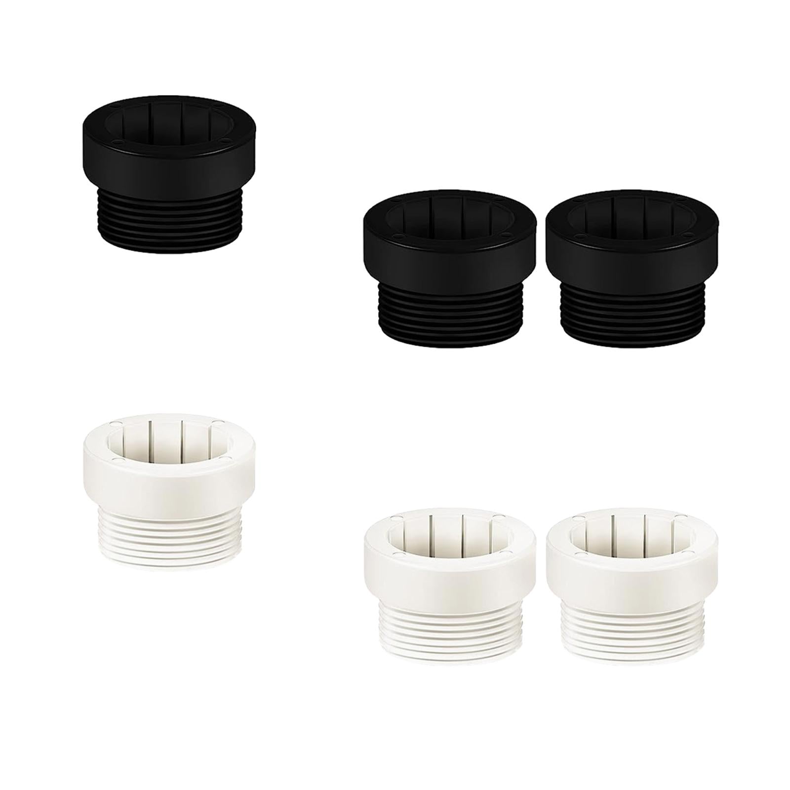 2xPool Umbrella Adapter Insert Swimming Pool Umbrellas Umbrella Sleeve Adapter Black 1pcs
