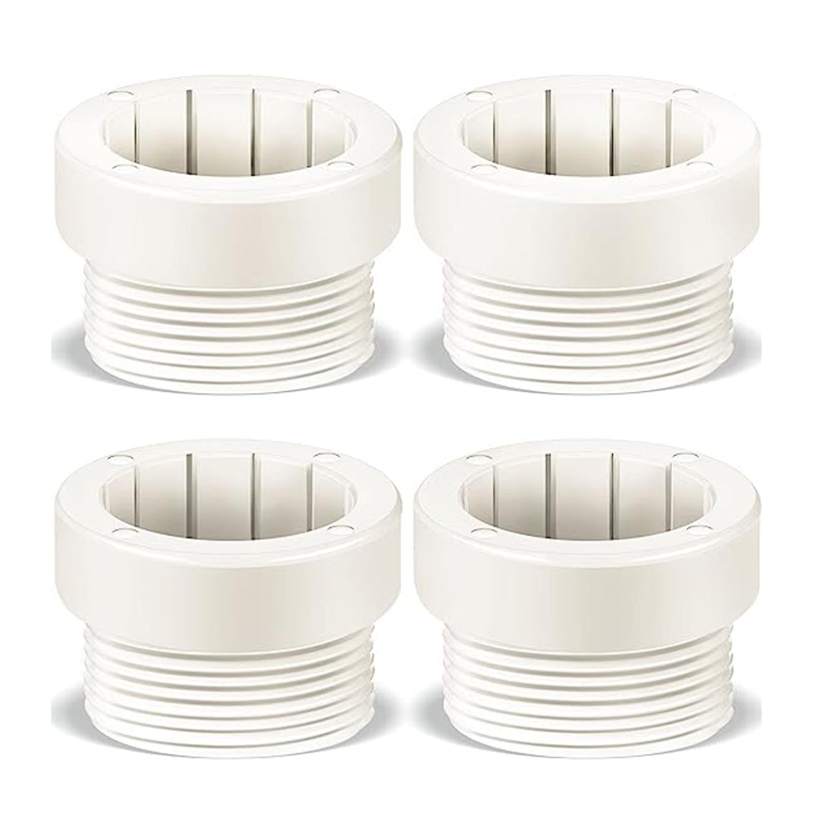 2xPool Umbrella Adapter Insert Swimming Pool Umbrellas Umbrella Sleeve Adapter White 1pcs