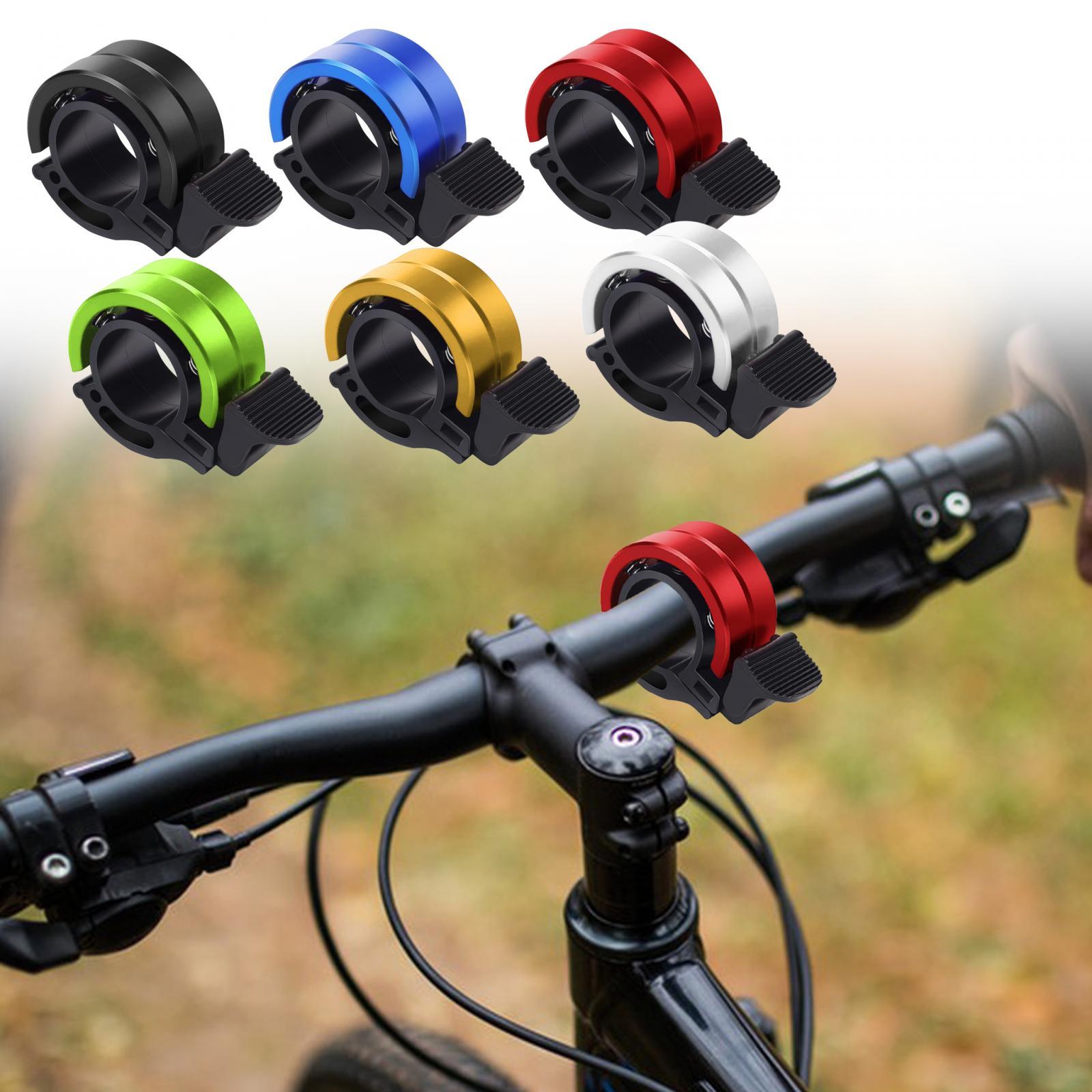 4xBike Bell Small Bicycle Warning Bell Waterproof Loud Sound Cycle Accessories Red