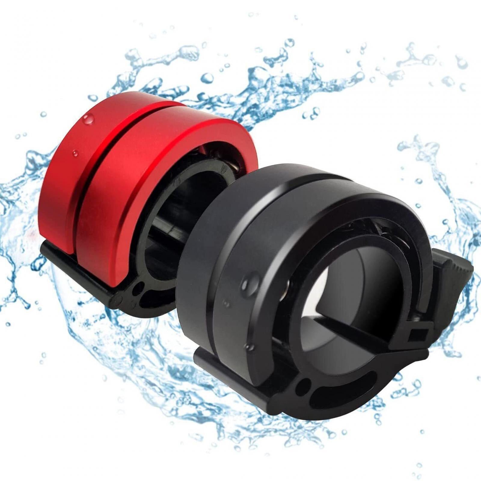 2xBike Bell Small Bicycle Warning Bell Waterproof Loud Sound Cycle Accessories Black