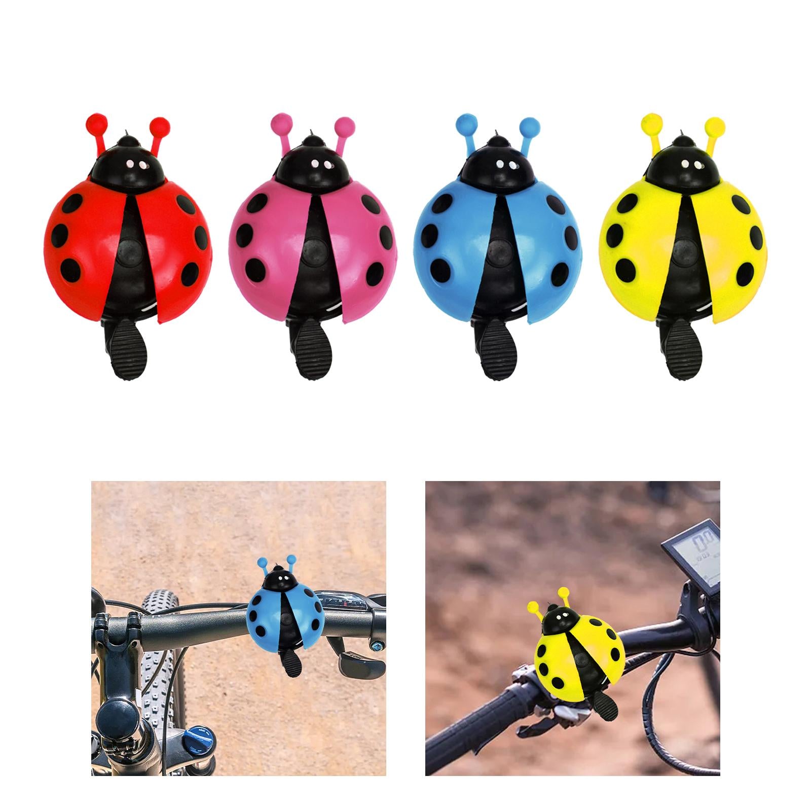 2xKids Bike Bell Cute Children Bike Bell Handlebar Decoration Road Bicycle Red