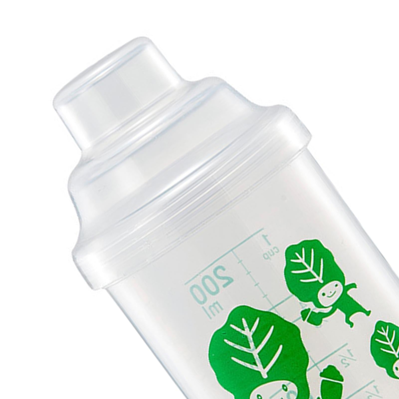 6xShaker Bottle with Scale Portable Milkshake Cup for Milkshakes Coffee Sports