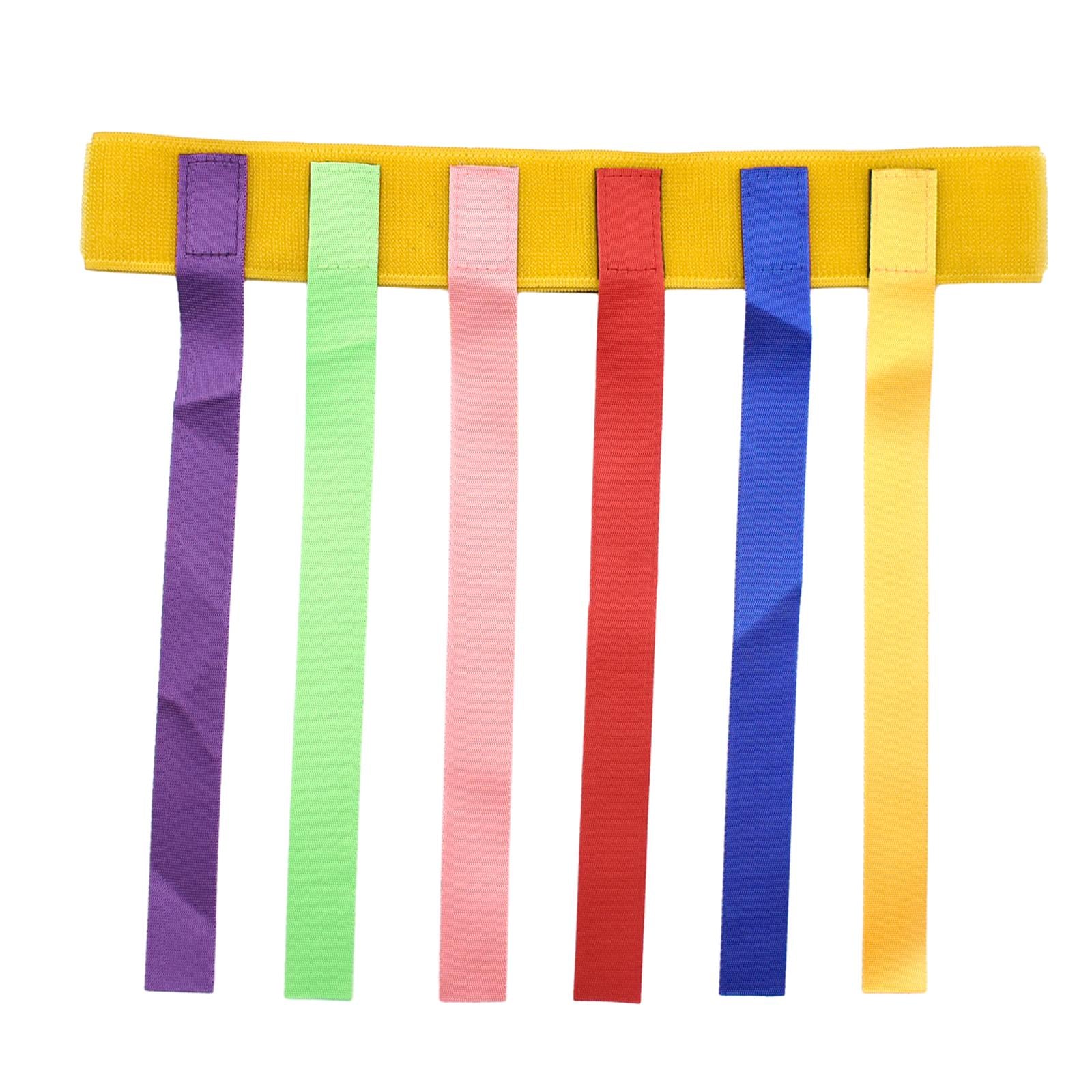 3xPull Tail Game Belt Team Game Kids Chasing Game for Outdoor Birthday Yellow