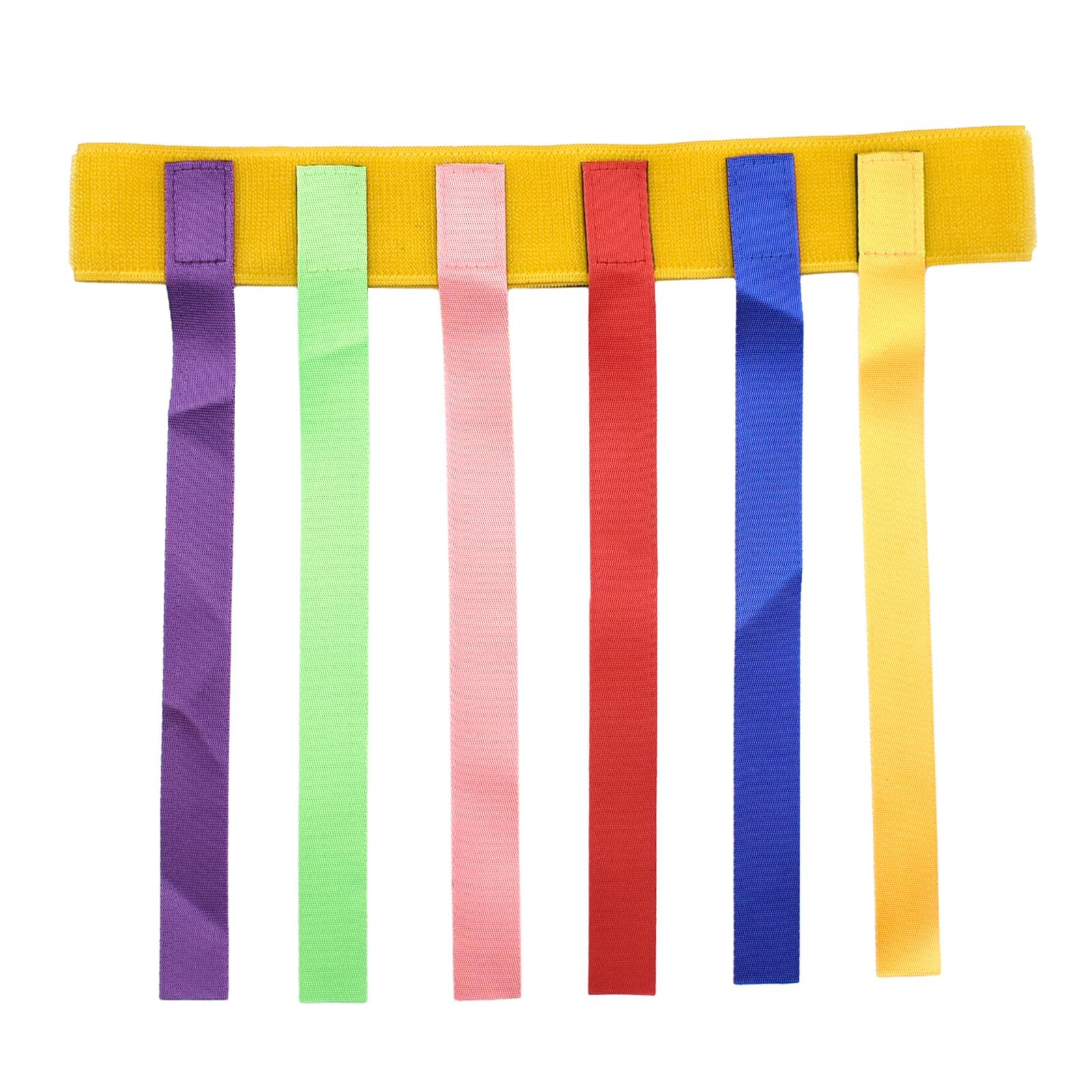 3xPull Tail Game Belt Team Game Kids Chasing Game for Outdoor Birthday Yellow