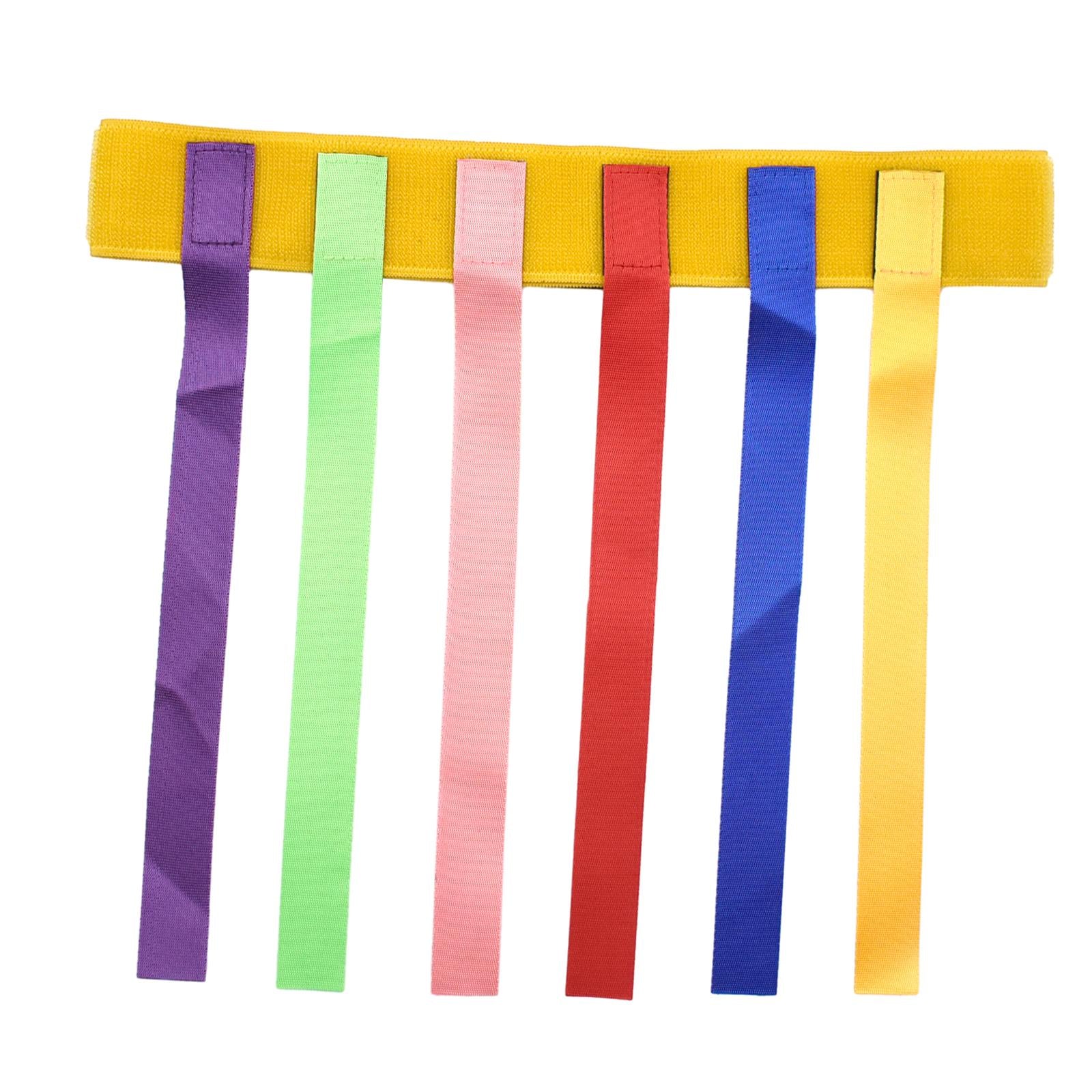 2xPull Tail Game Belt Team Game Kids Chasing Game for Outdoor Birthday Yellow