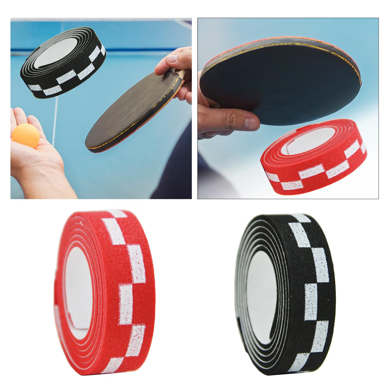 3xTable Tennis Racket Edge Tape Self Adhesive 10mm Pickleball Paddle Edge Tape Red