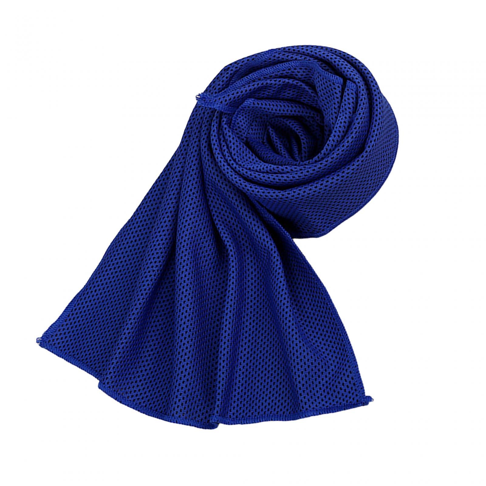 3xCooling Towel Breathable Fast Drying Ice Towel for Exercise Hot Weather dark blue