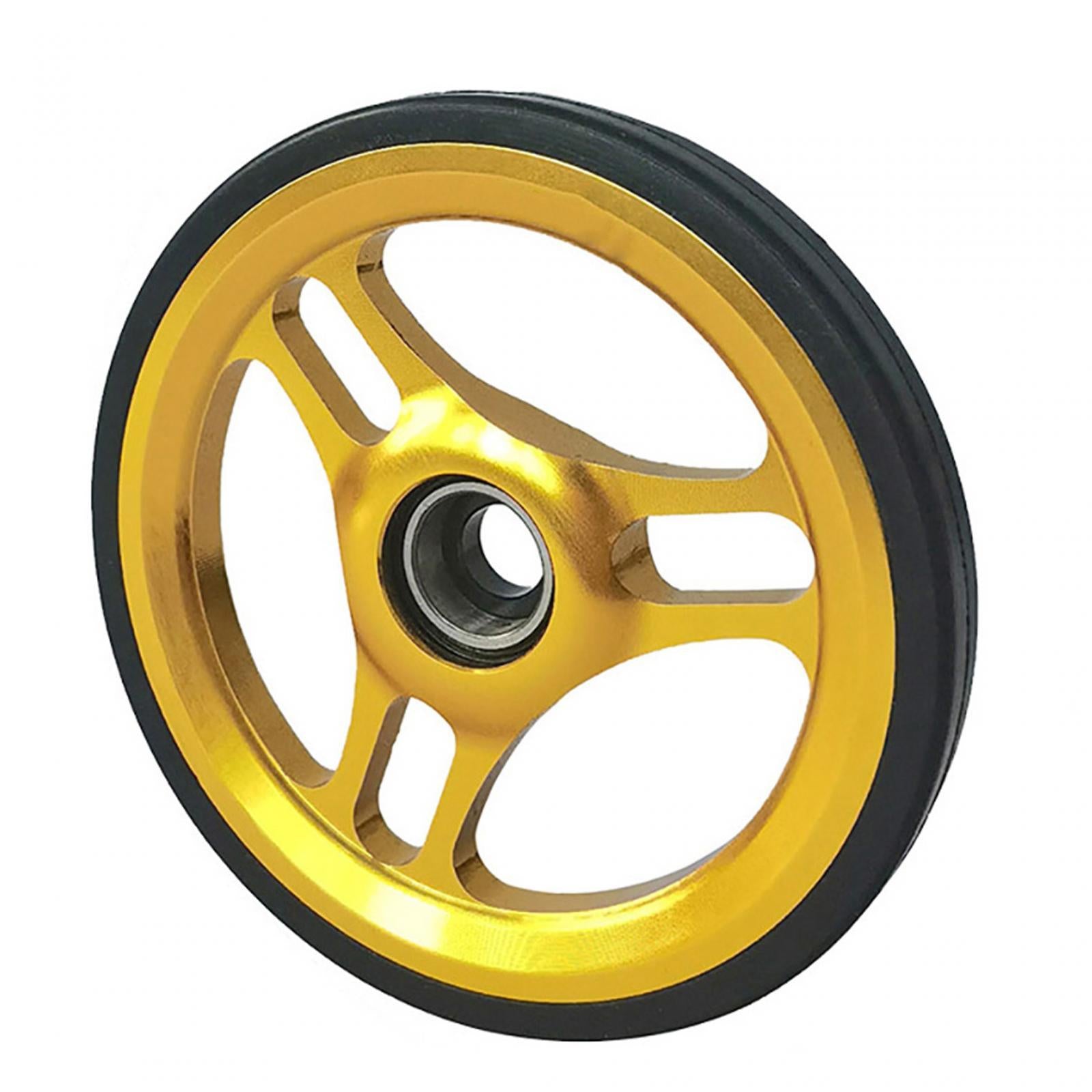 2xTire for Folding Bike Wheel Anti Slip Durable Outer Tire for Auxiliary Wheel