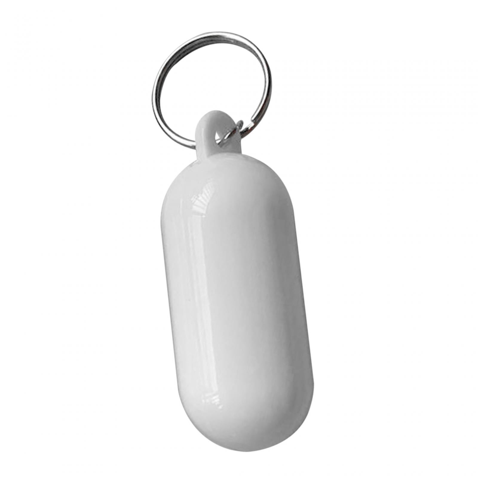 3xFloating Keychain Buoyant Key Chain for Outdoor Water Sports Rafting Fishing White