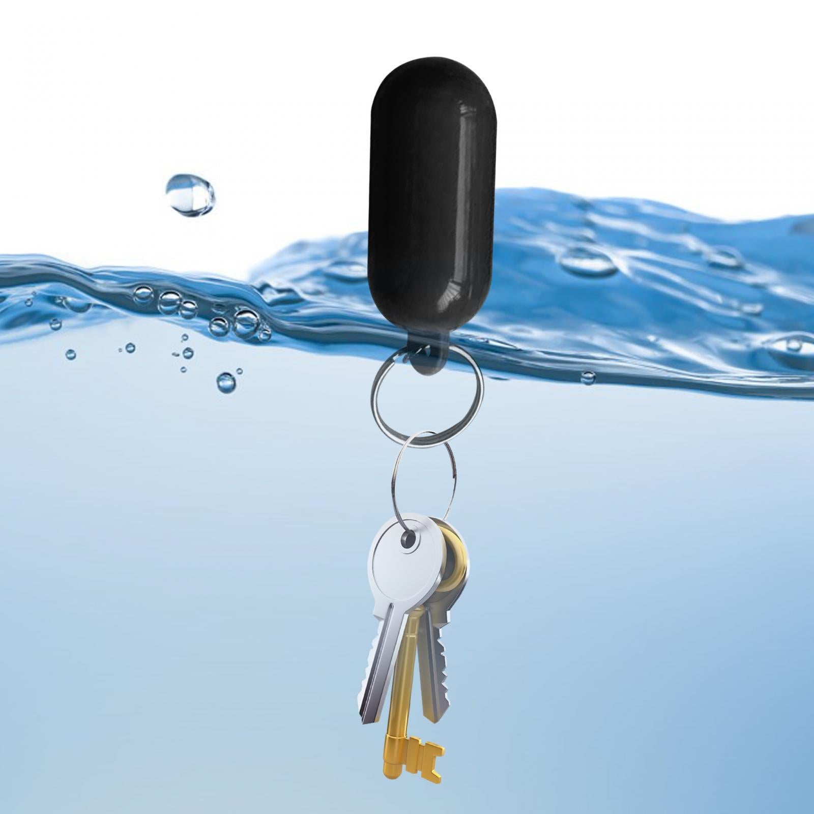 Floating Keychain Buoyant Key Chain for Outdoor Water Sports Rafting Fishing Black