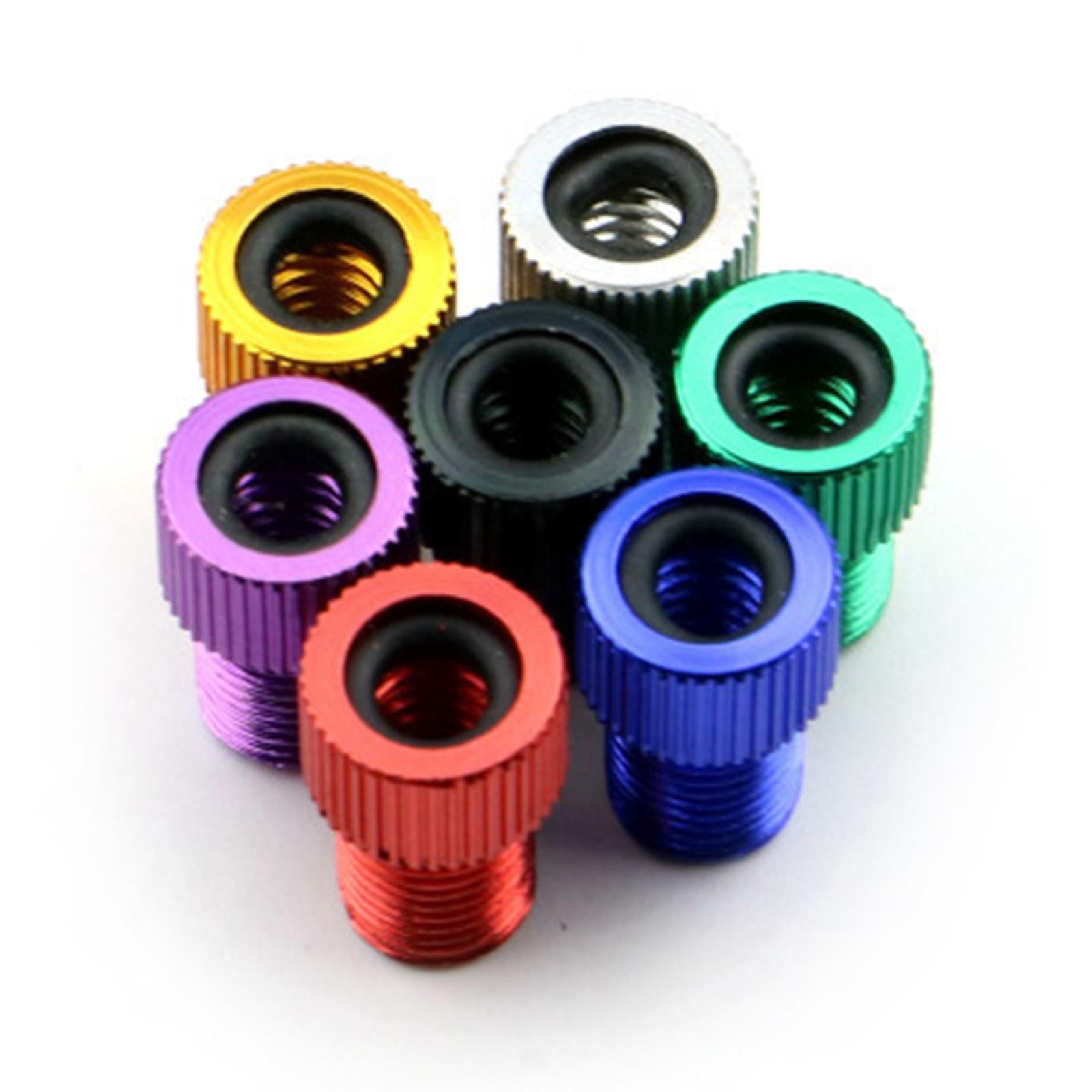 3x4x Bike Valve Adapter Replacement Conversion for Cycling Road Bike Equipment Purple
