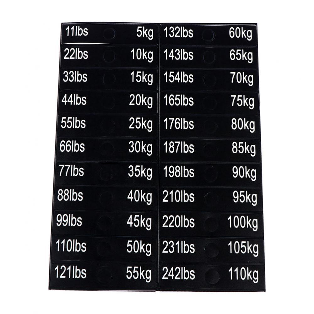 2xWeight Sticker Device Weight Block Label Sticker Weight Stack Labels Sticker