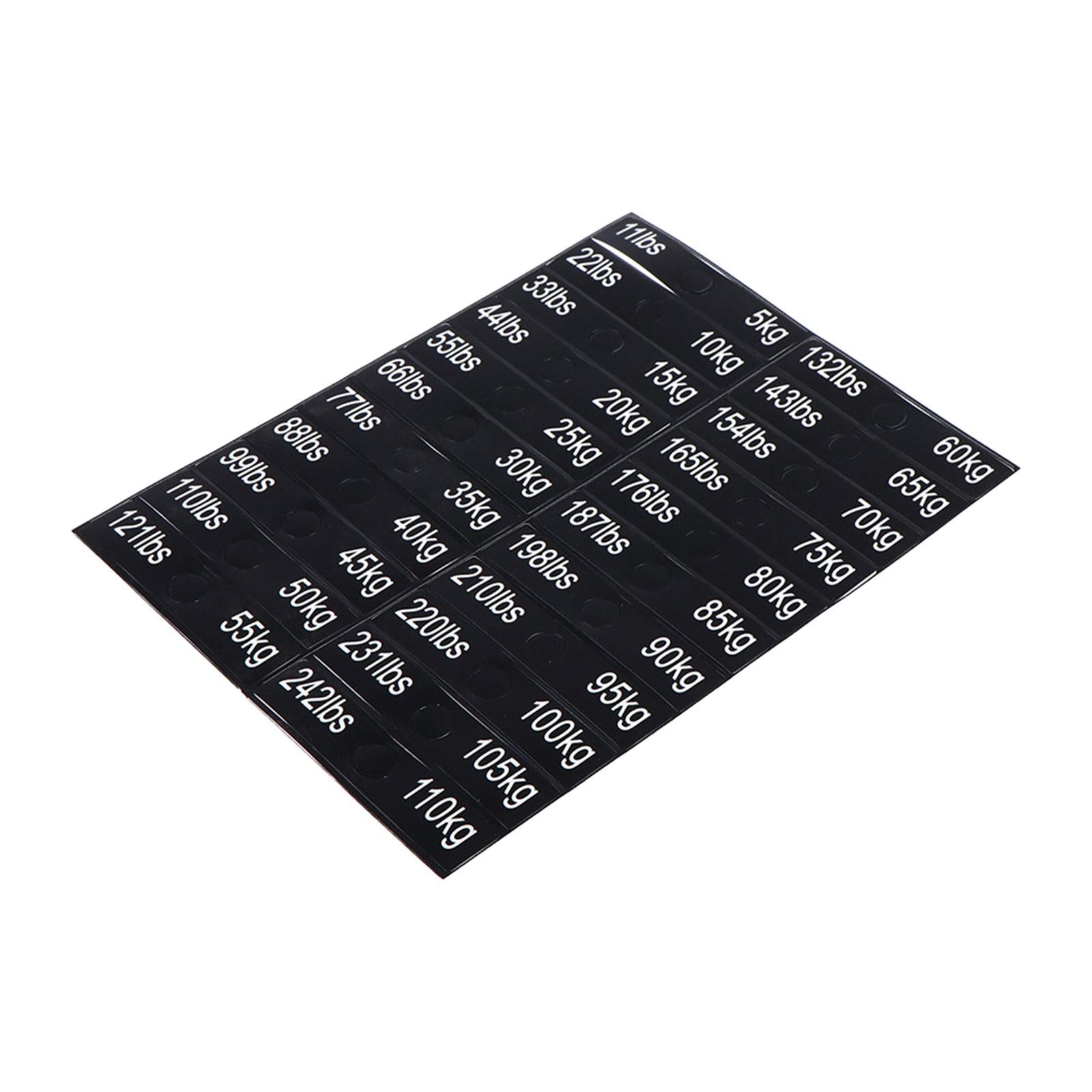 2xWeight Sticker Device Weight Block Label Sticker Weight Stack Labels Sticker