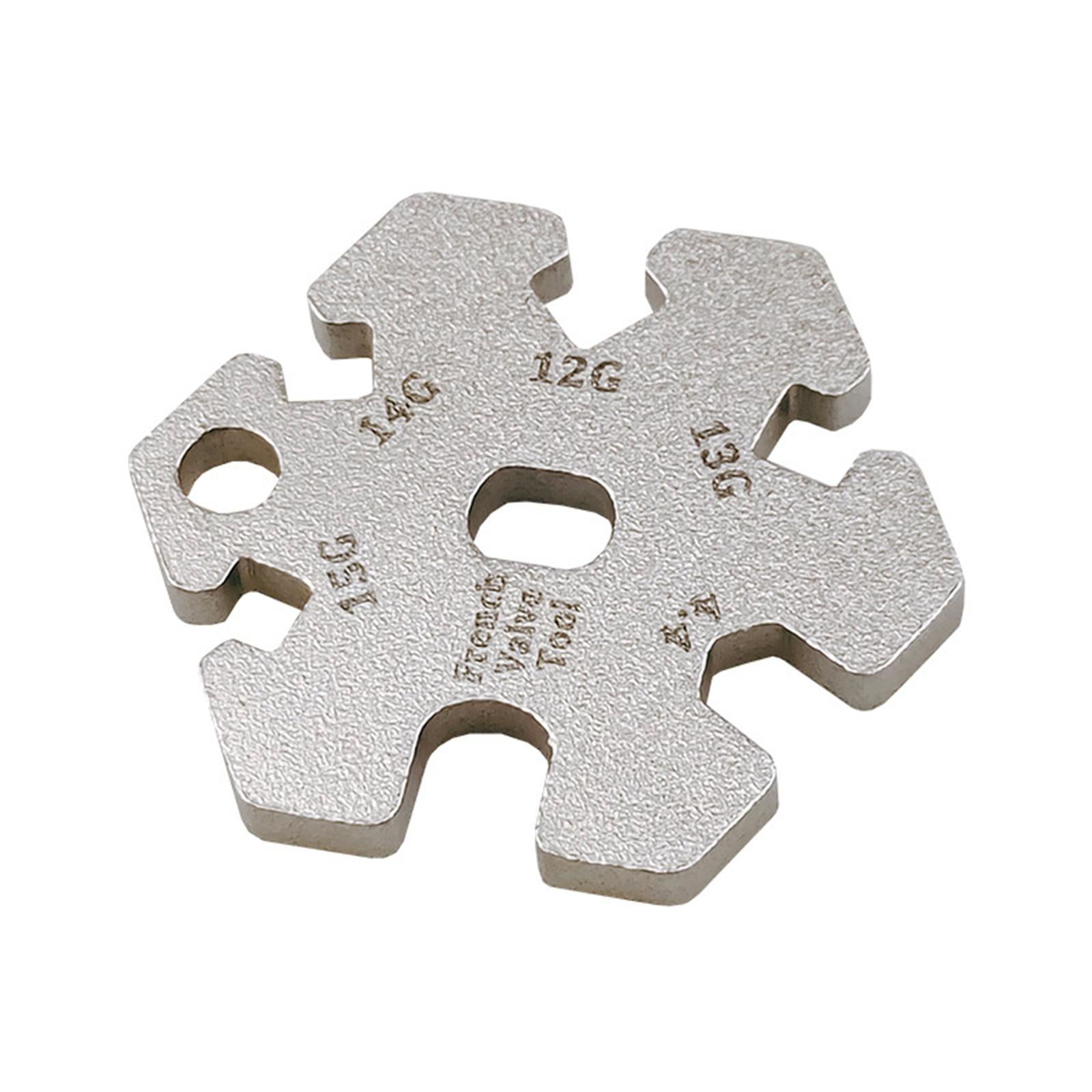 4xBike Spoke Wrench Repair Tool Keychain Stainless Steel Bike Wheel Spoke Tool