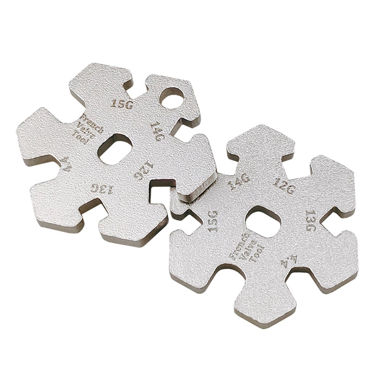 3xBike Spoke Wrench Repair Tool Keychain Stainless Steel Bike Wheel Spoke Tool