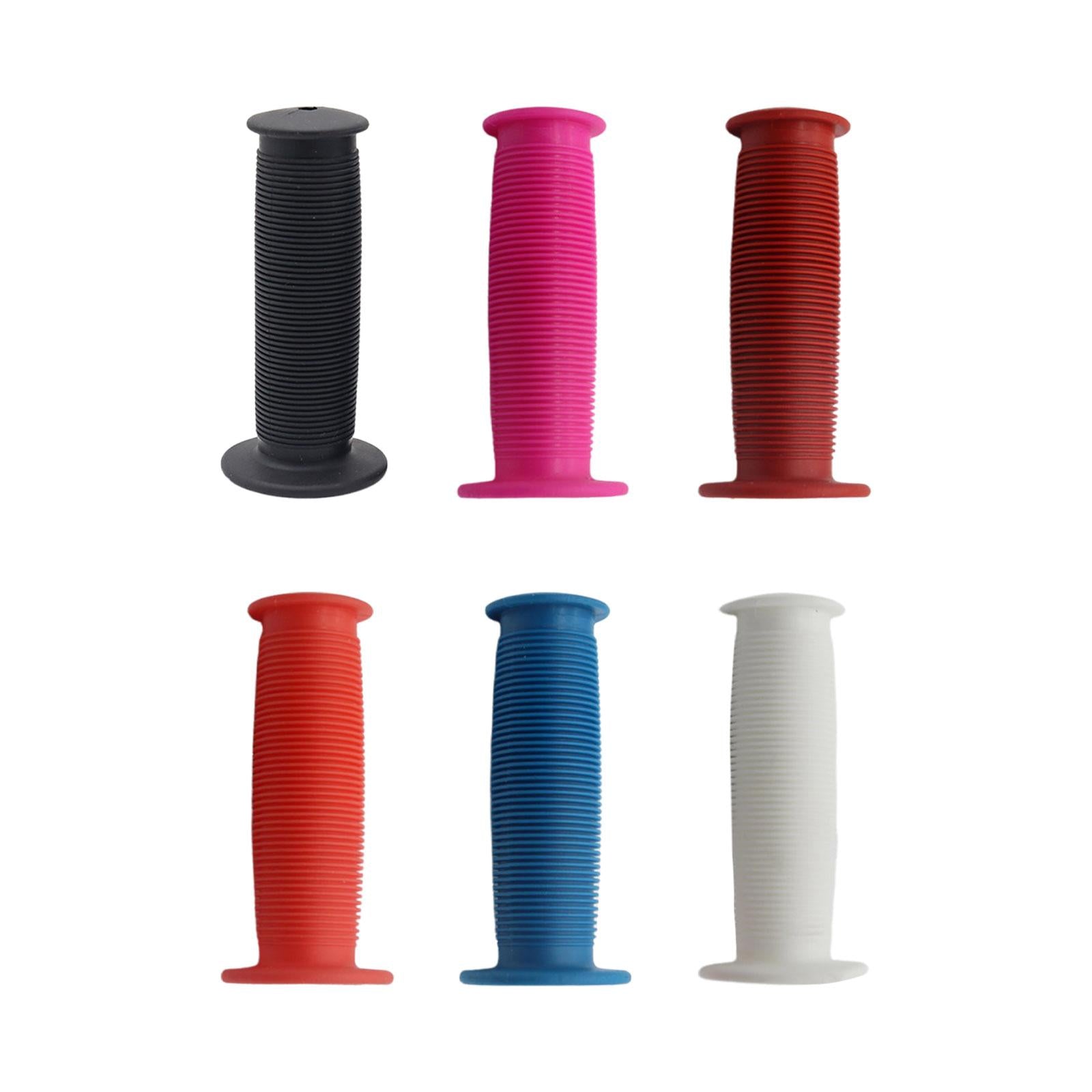 3xBike Handlebar Grip Durable Bicycle Handle Grips for Biking Skateboard Bikes Black