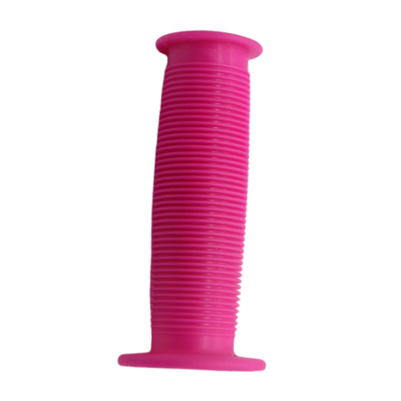 2xBike Handlebar Grip Durable Bicycle Handle Grips for Biking Skateboard Bikes Pink