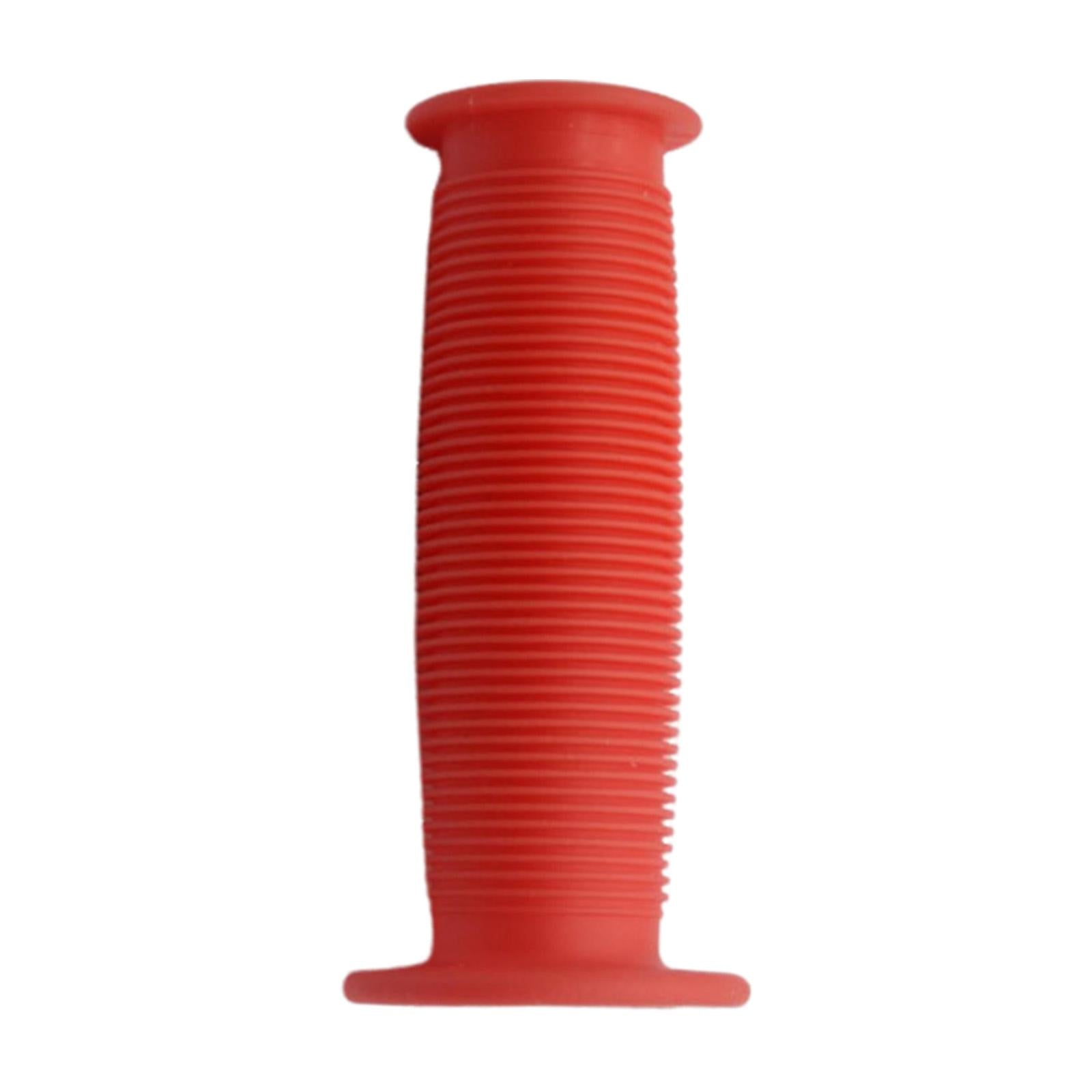 4xBike Handlebar Grip Durable Bicycle Handle Grips for Biking Skateboard Bikes Red