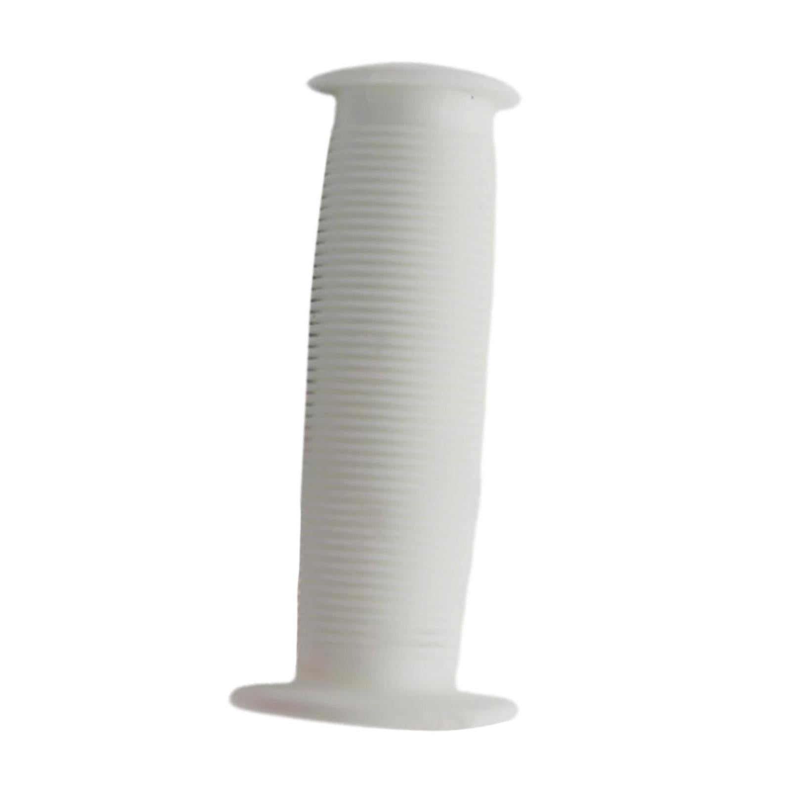 3xBike Handlebar Grip Durable Bicycle Handle Grips for Biking Skateboard Bikes White