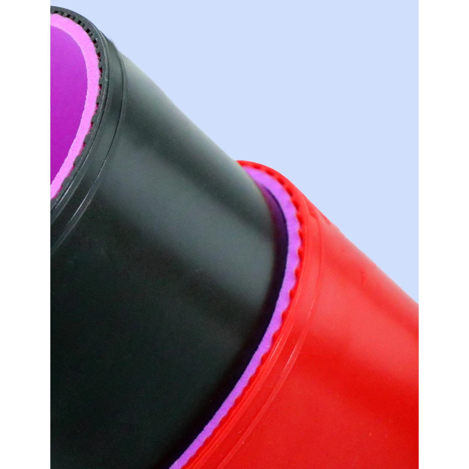 Table Tennis Paddle Racket Rubber Outdoor Women Men Durable Ping Pong Rubber black