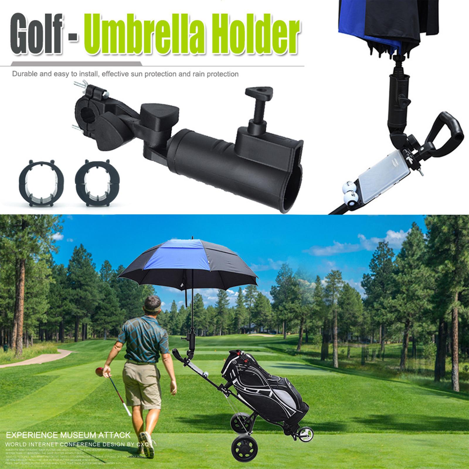 Golf Cart Umbrella Holder Clamp Mount Fishing Bike Practice Adjustable Angle