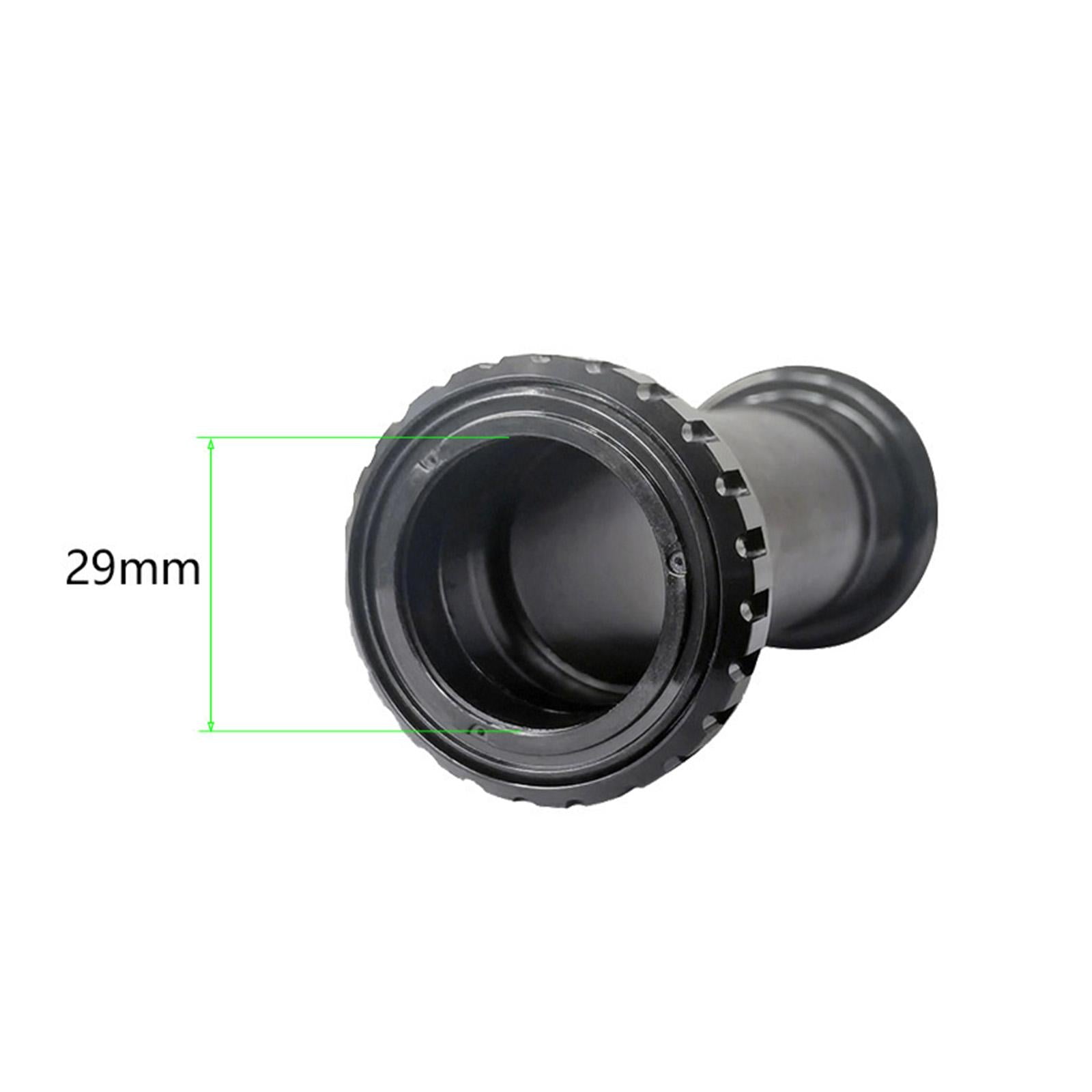 Bike Bottom Bracket Portable 29mm Screw in BB for Cycling Mountain Road Bike