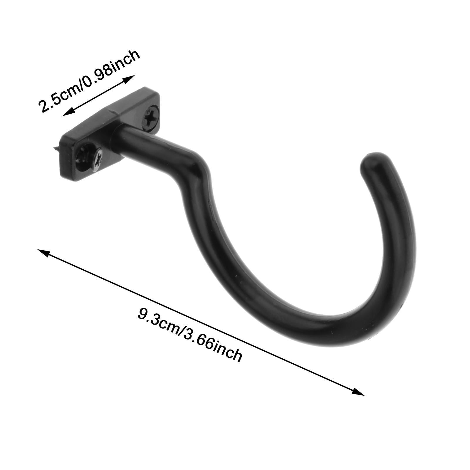 2xSnooker Billiard Table Board Cue Hook Holder Bridge Stick and Ball Rack Hook