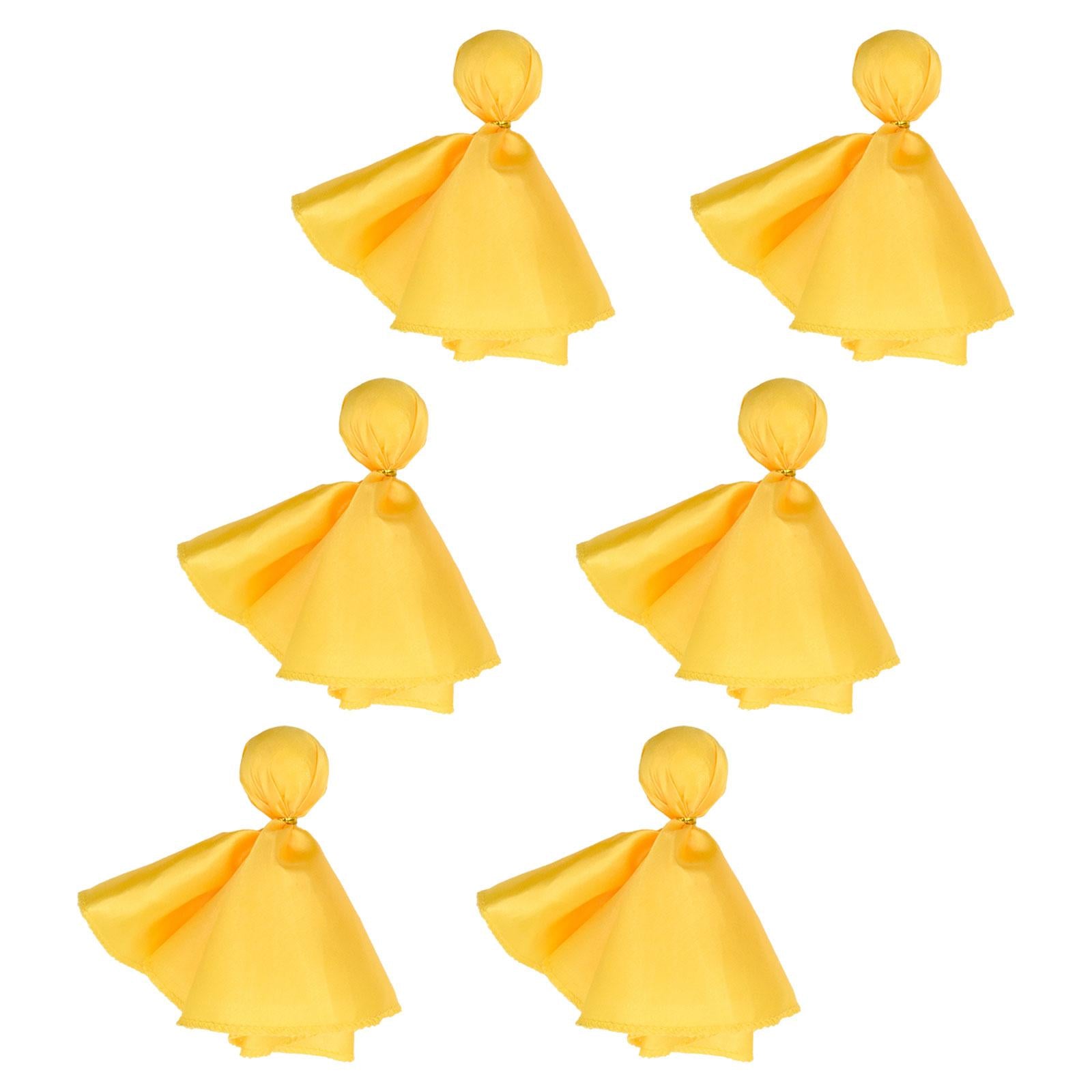 6x Football Penalty Flag Referee Flag Challenge Flags Portable Referee Props Yellow
