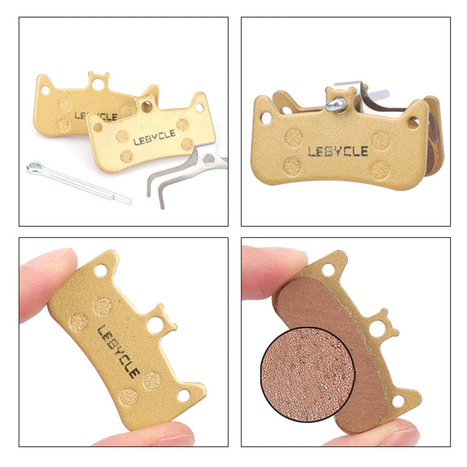 2x Bike Brake Pads Easily Install Reusable Long Service Disc Brake Pads