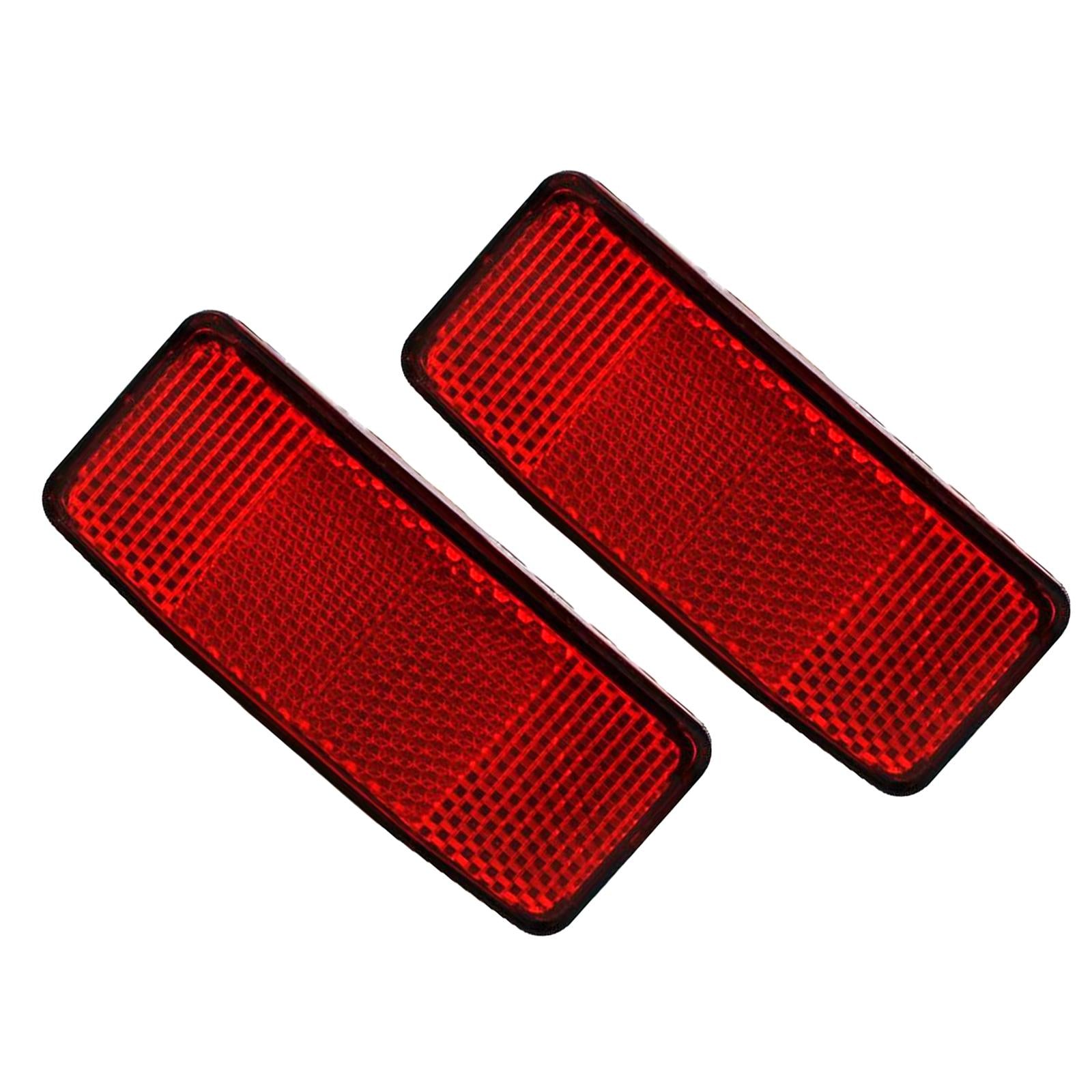 2x2Pcs Bike Reflectors for Night Riding Mountain Road Bikes Bicycle Reflectors