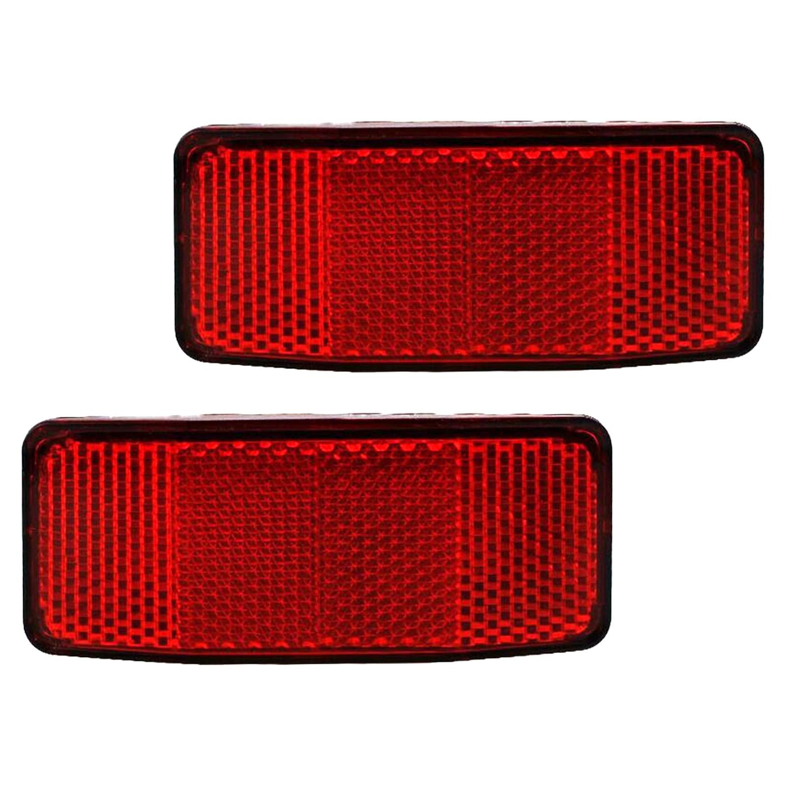 3x2Pcs Bike Reflectors for Night Riding Mountain Road Bikes Bicycle Reflectors