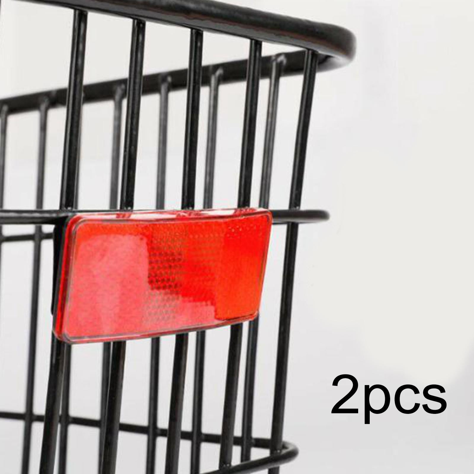 2Pcs Bike Reflectors for Night Riding Mountain Road Bikes Bicycle Reflectors