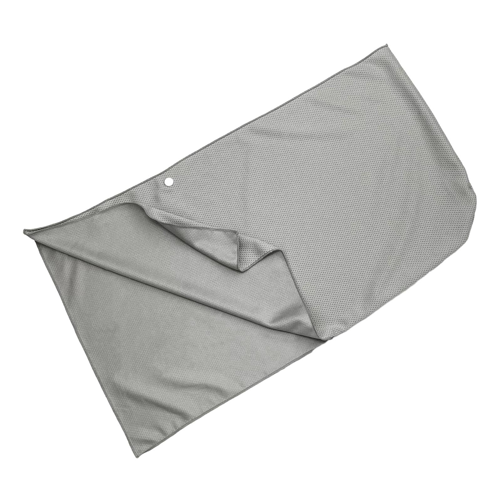 Cooling Towel Neck Wrap Absorbent Sweat Towel for Hot Weather Sports Light Gray