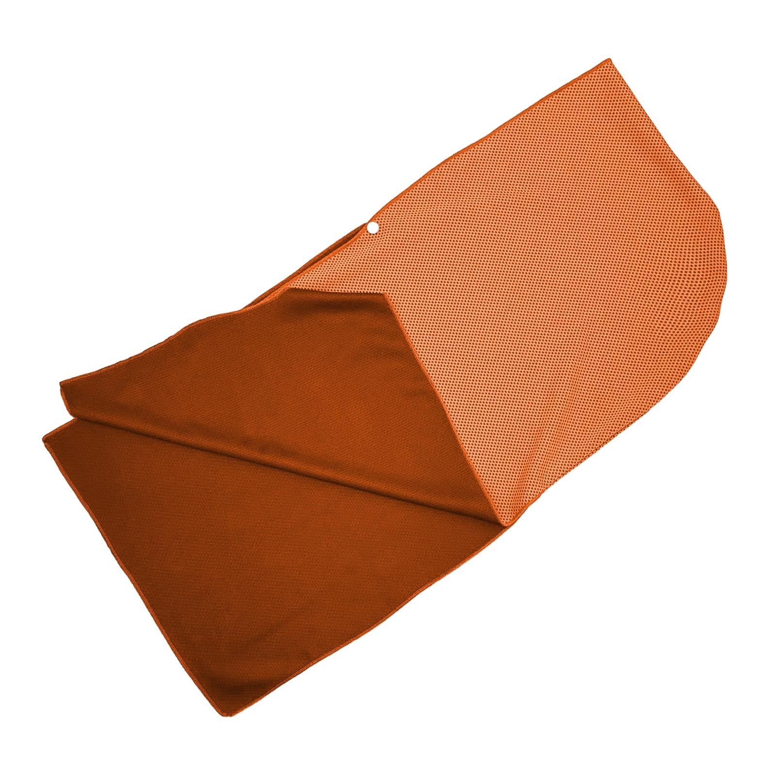 Cooling Towel Neck Wrap Absorbent Sweat Towel for Hot Weather Sports Orange