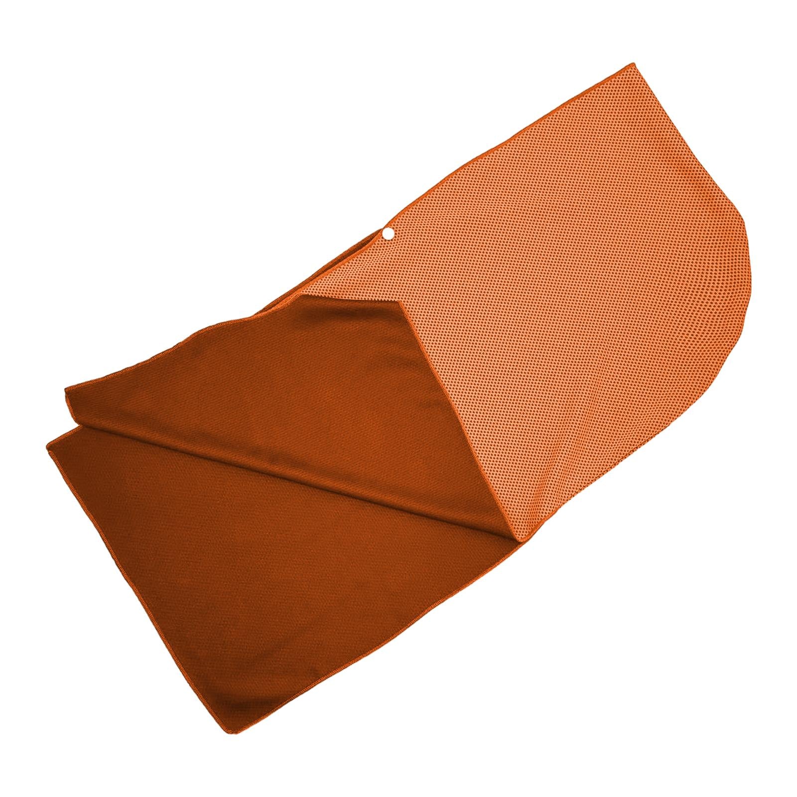 Cooling Towel Neck Wrap Absorbent Sweat Towel for Hot Weather Sports Orange