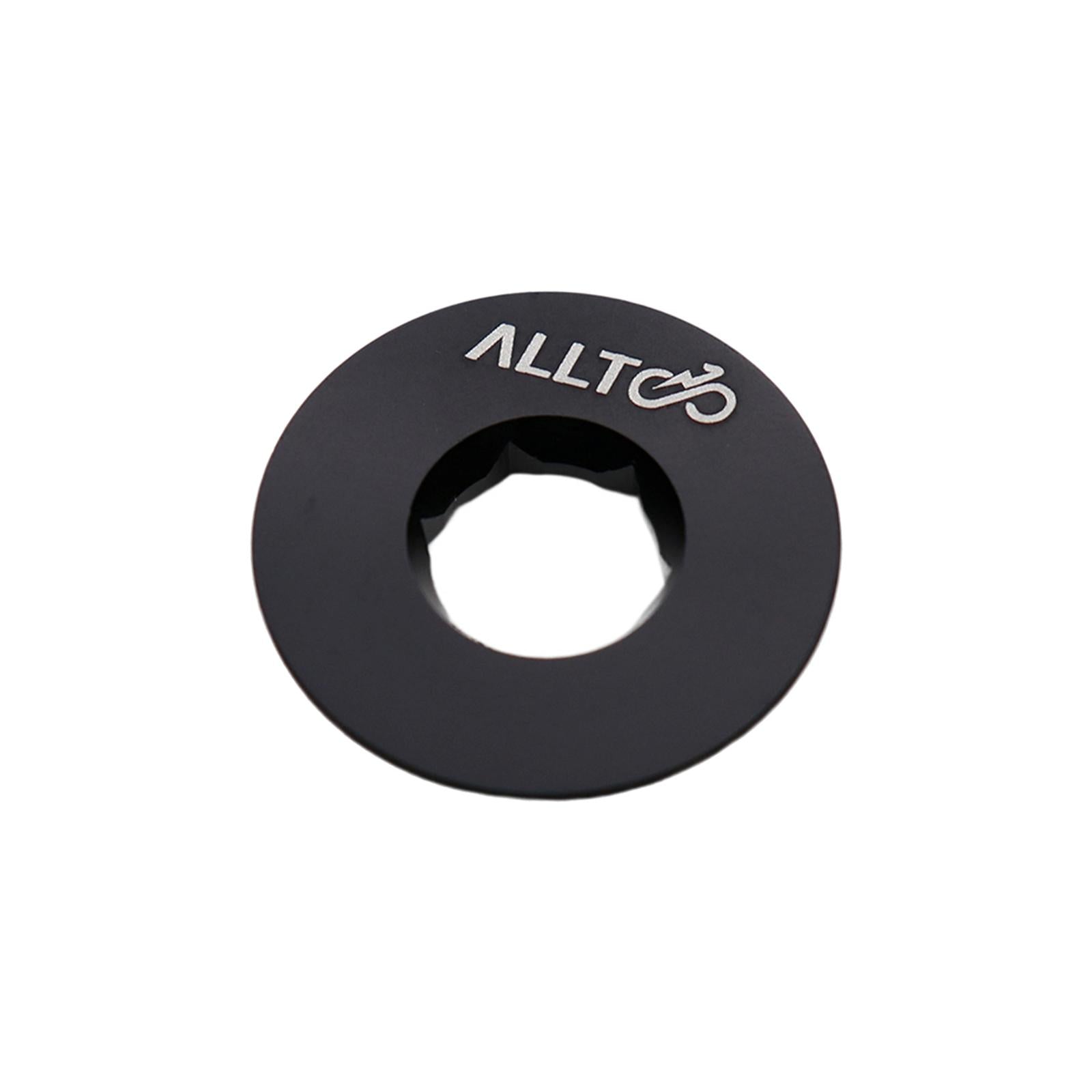 Bike Crankset Screw Bike Crank Bolt Crank Screw Cover for BMX Mountain Bikes Black