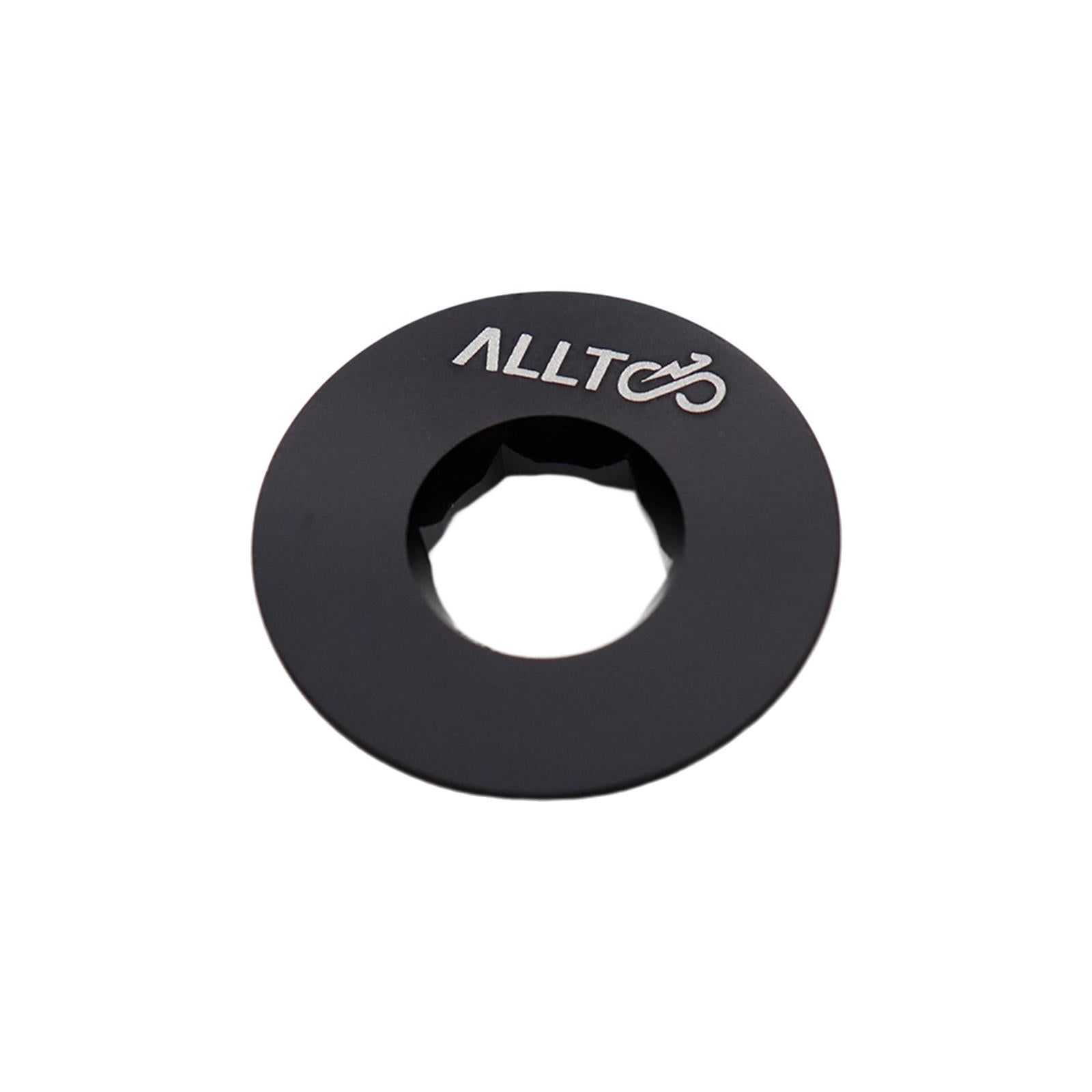 Bike Crankset Screw Bike Crank Bolt Crank Screw Cover for BMX Mountain Bikes Black